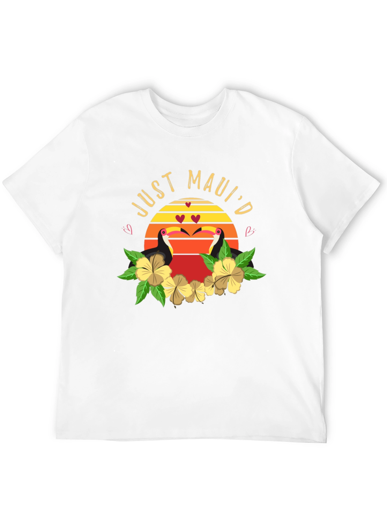 Just Mauid T-Shirt - Tropical Toucan Design