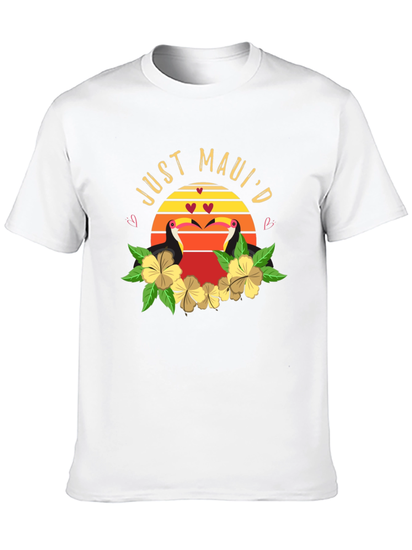 Just Mauid T-Shirt - Tropical Toucan Design
