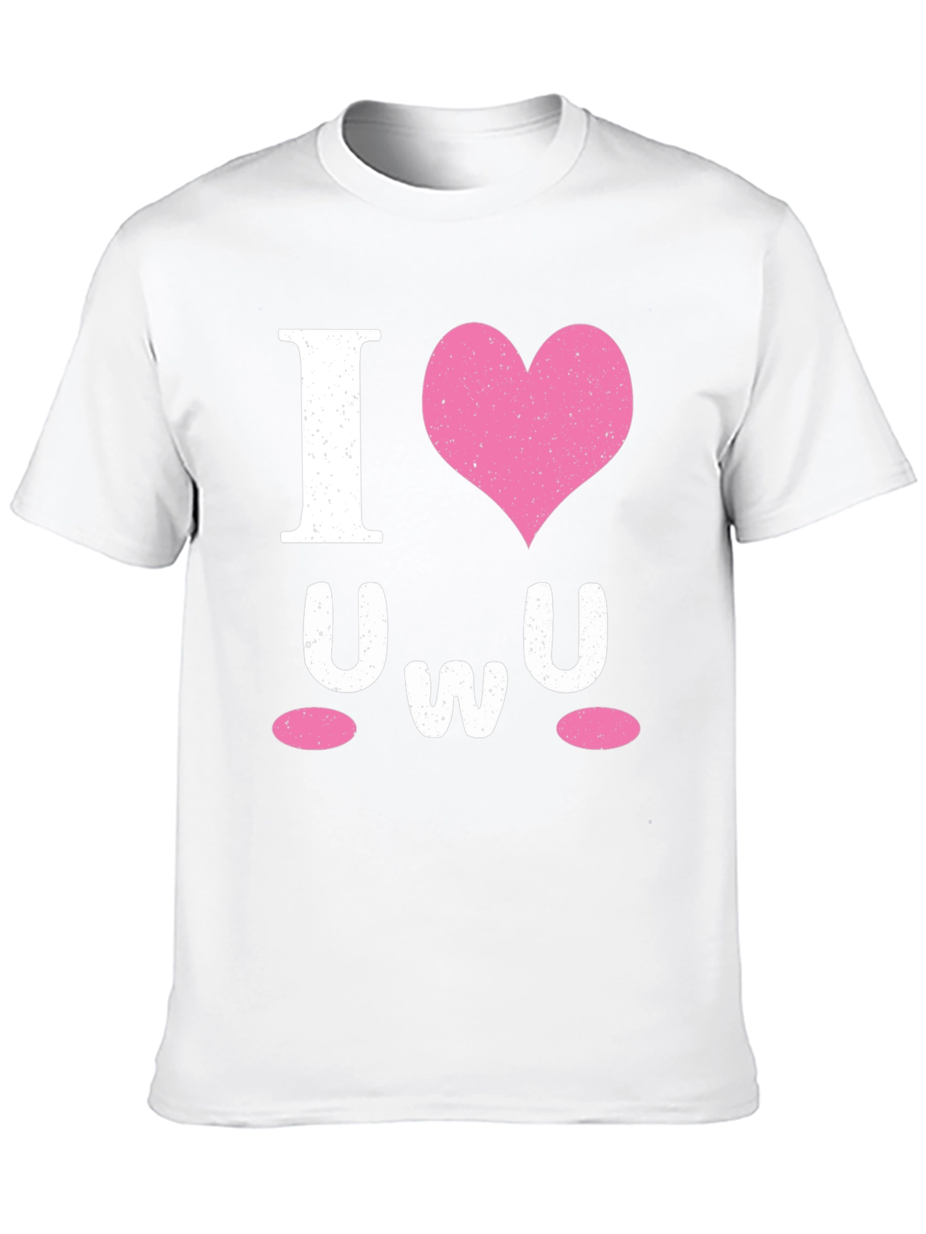 I Heart UWU Black Graphic Tee