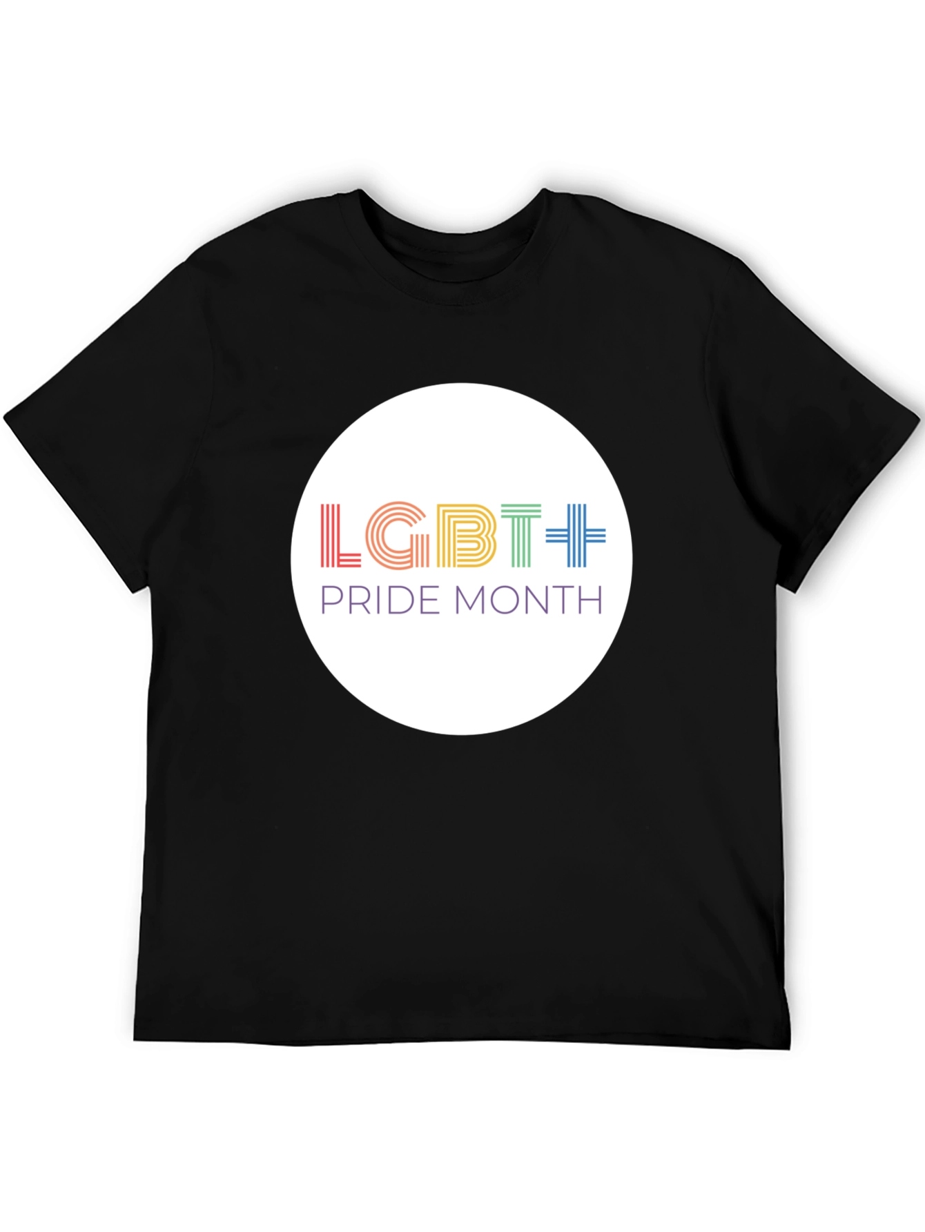 LGBT Pride Month Graphic Tee - Black