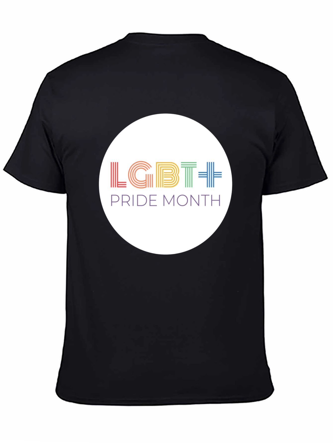 LGBT Pride Month Graphic Tee - Black
