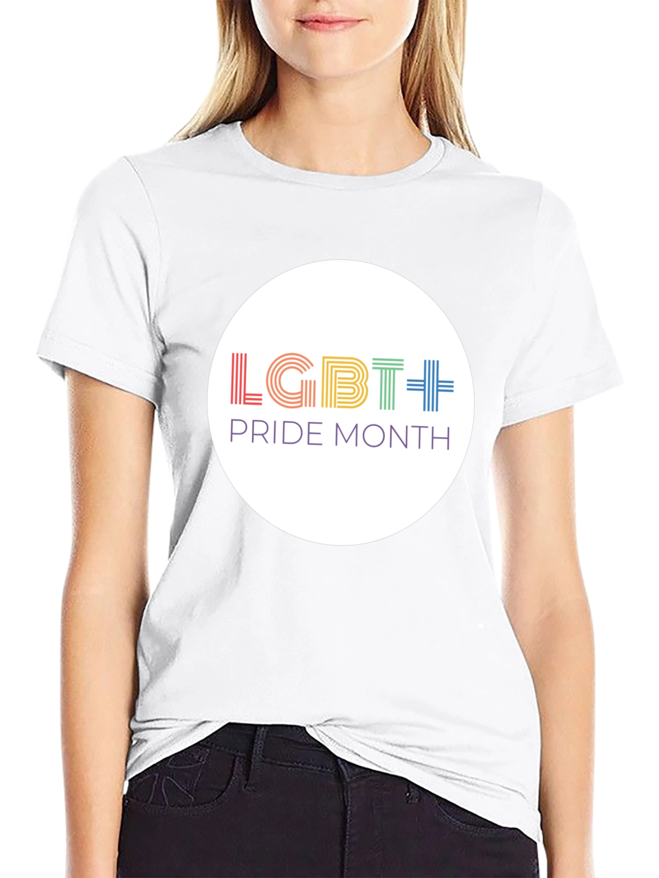 LGBT Pride Month Graphic Tee - Black