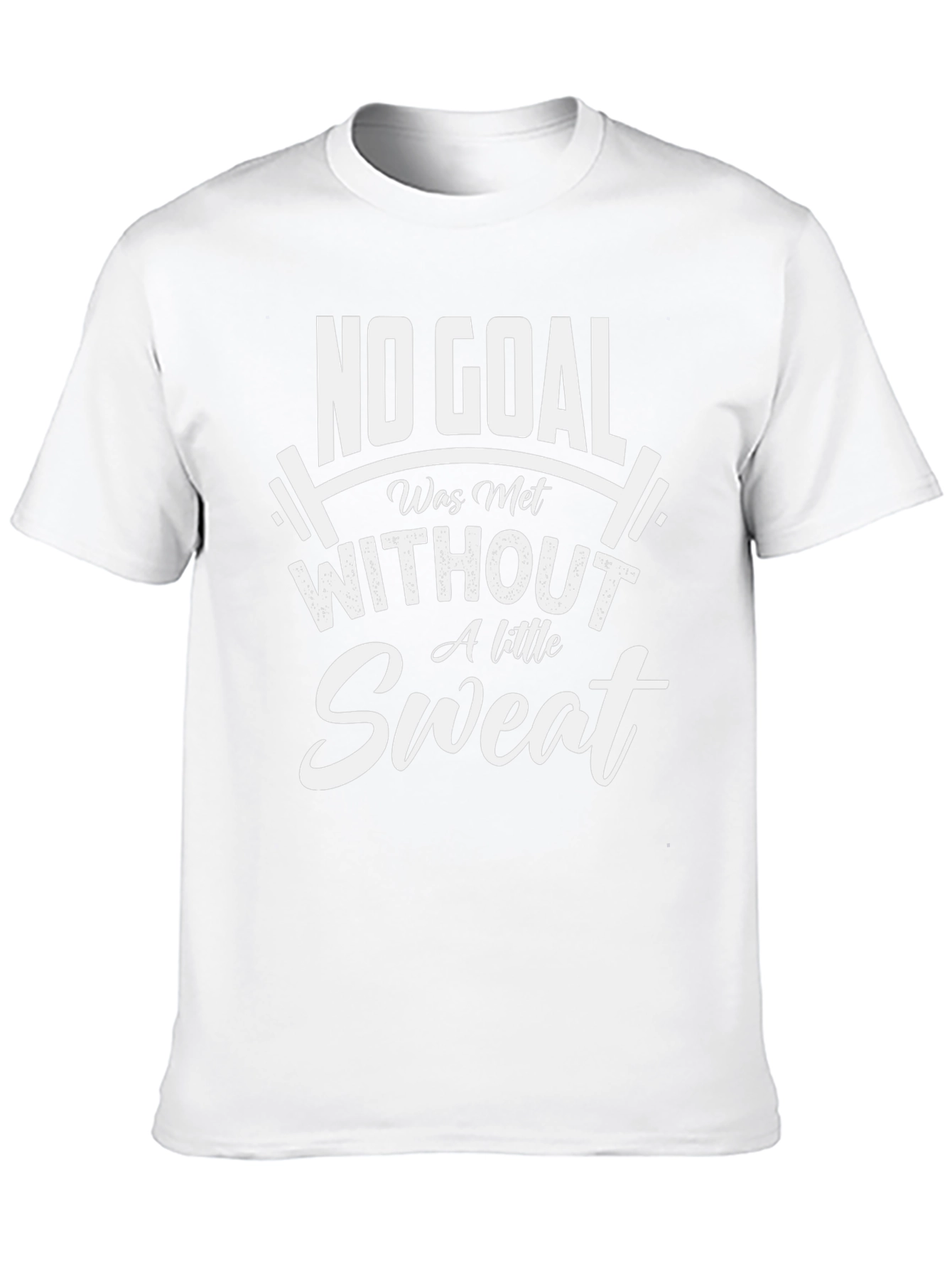 Workout Motivation T-Shirt - No Goal Without Sweat