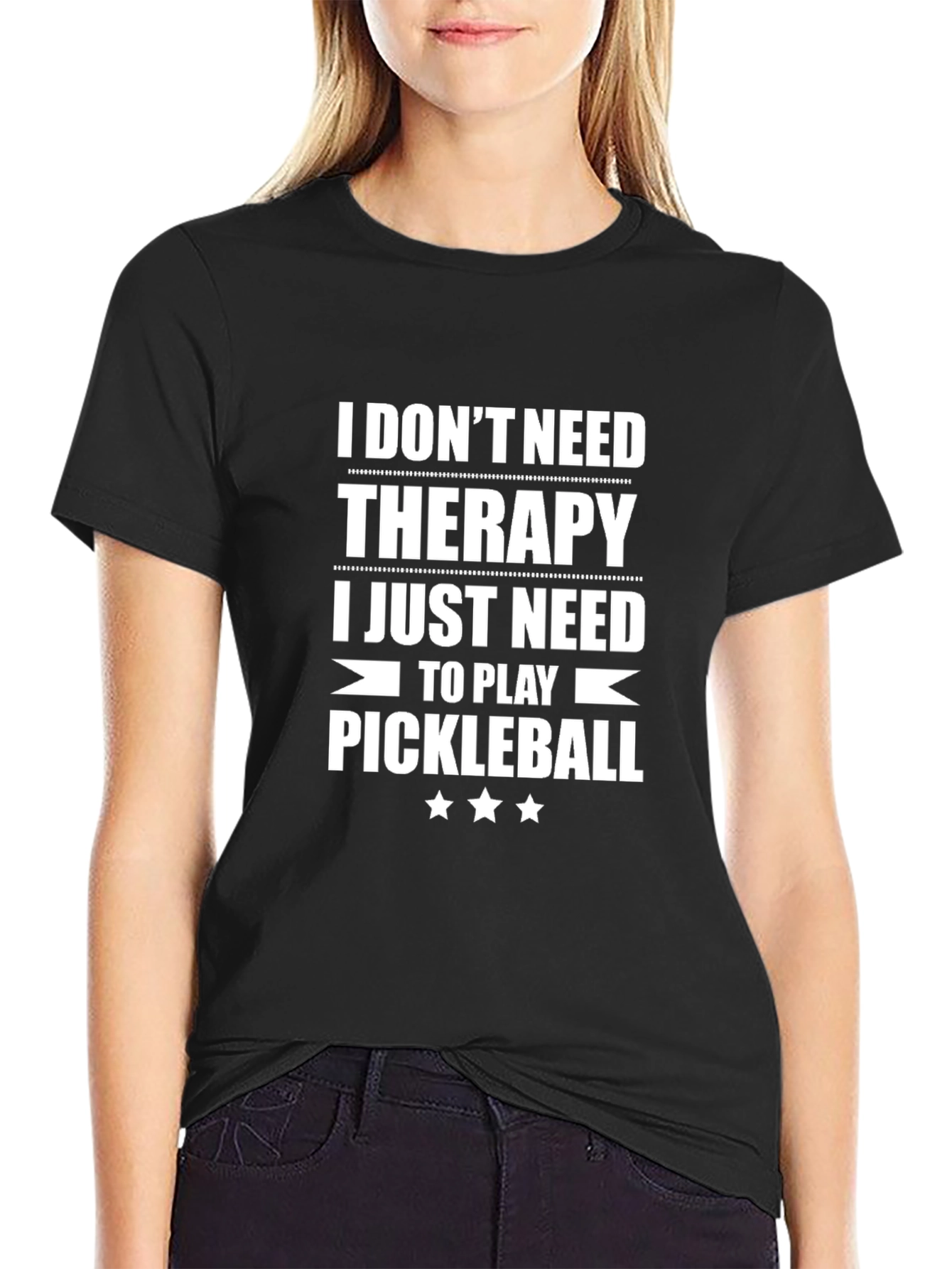Pickleball Therapy T-Shirt: I Dont Need Therapy