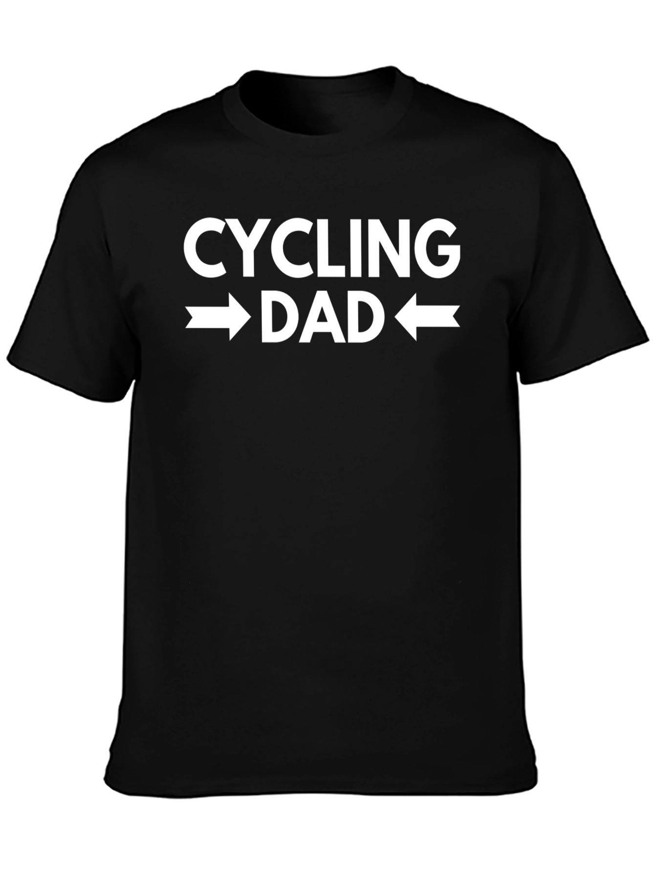 Cycling Dad Graphic T-Shirt - Black