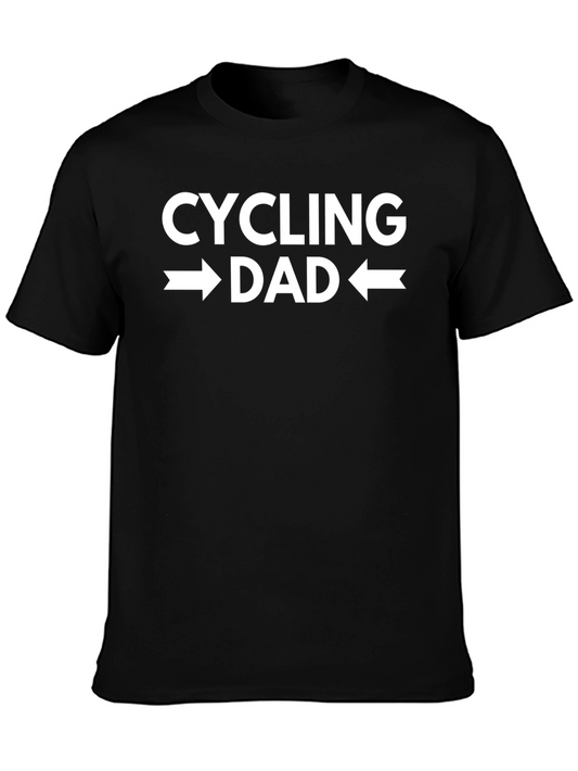 Cycling Dad Graphic T-Shirt - Black
