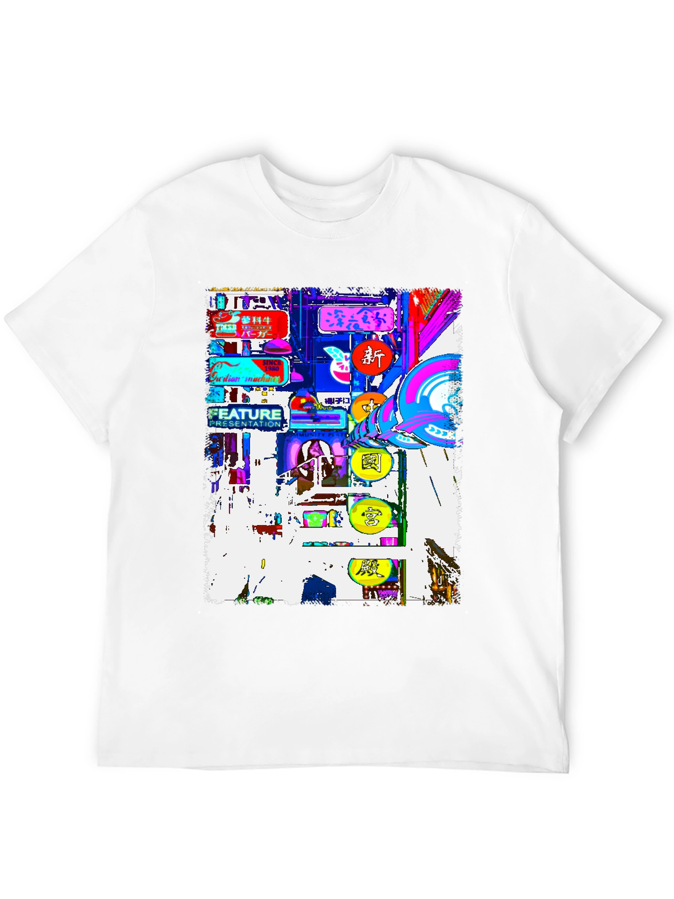 Neon Tokyo Graphic Tee - Streetwear Fashion