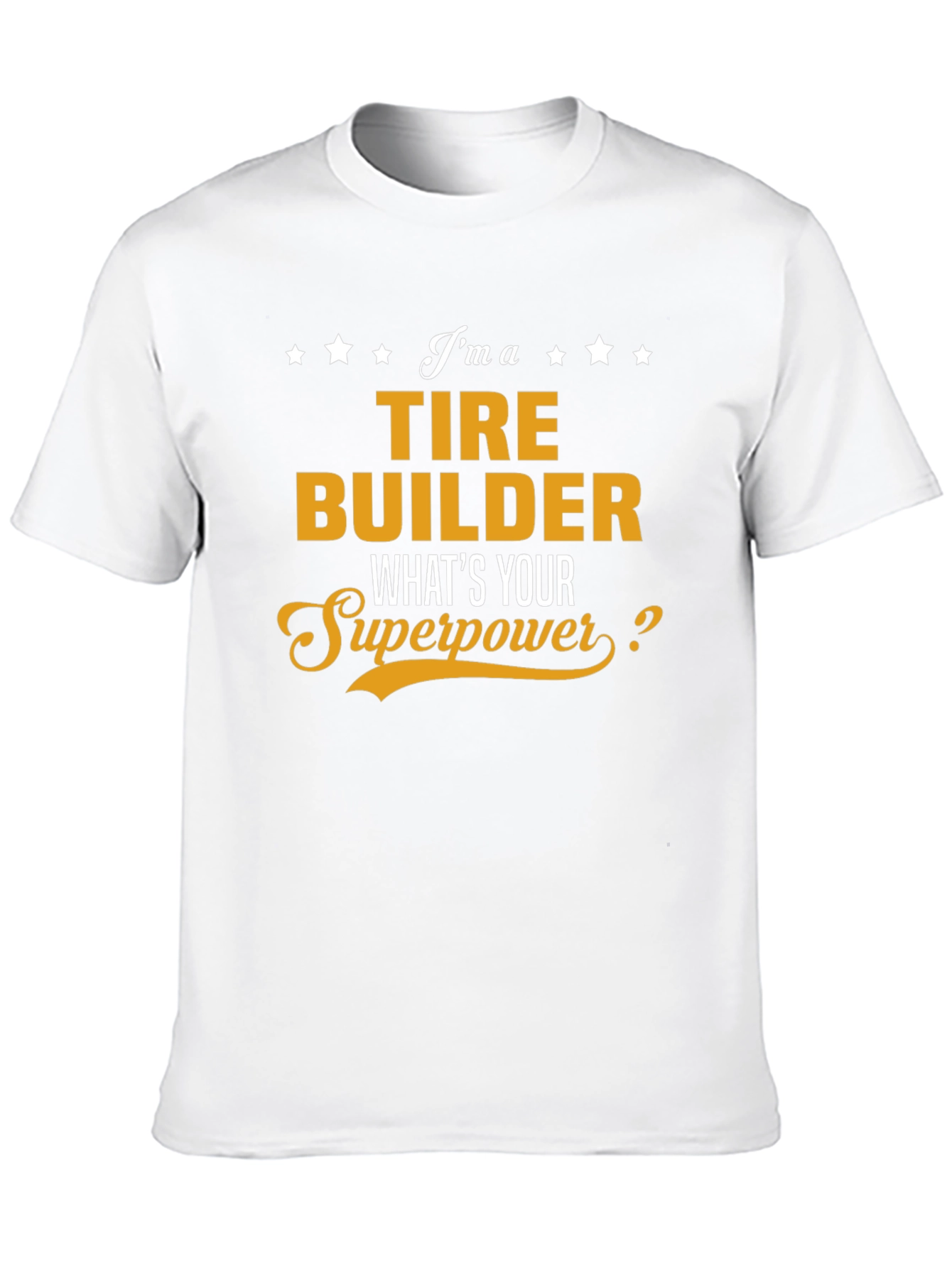 Tire Builder Superpower Graphic T-Shirt - Black