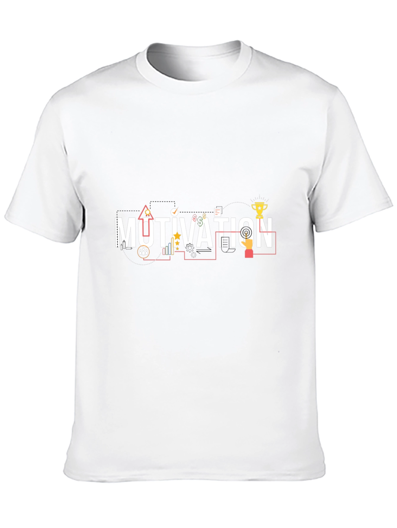 Motivation Graphic Black T-Shirt