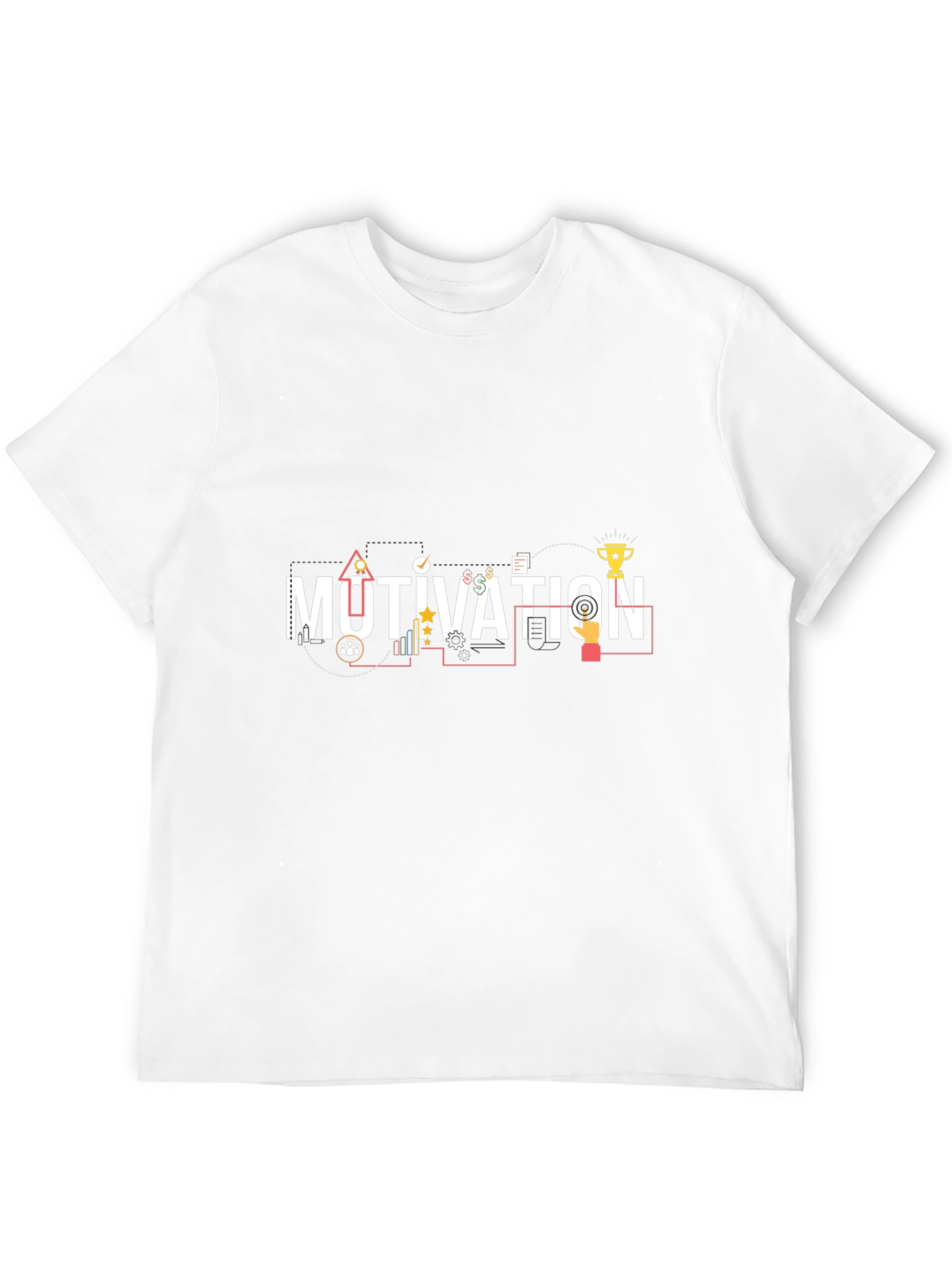 Motivation Graphic Black T-Shirt