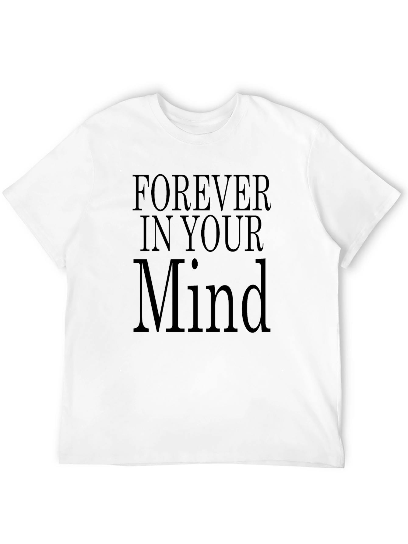 Forever In Your Mind Black Graphic Tee