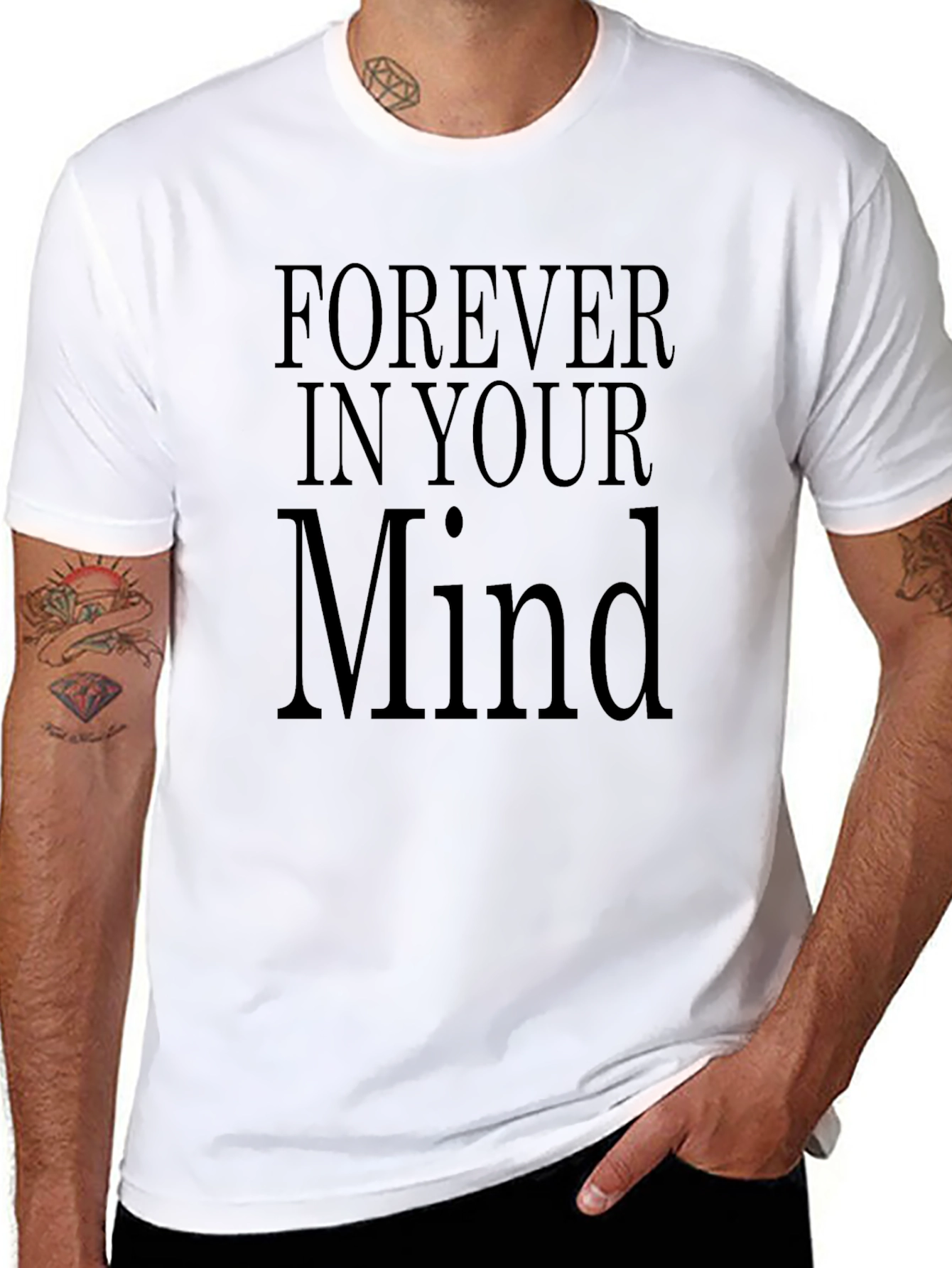 Forever In Your Mind Black Graphic Tee