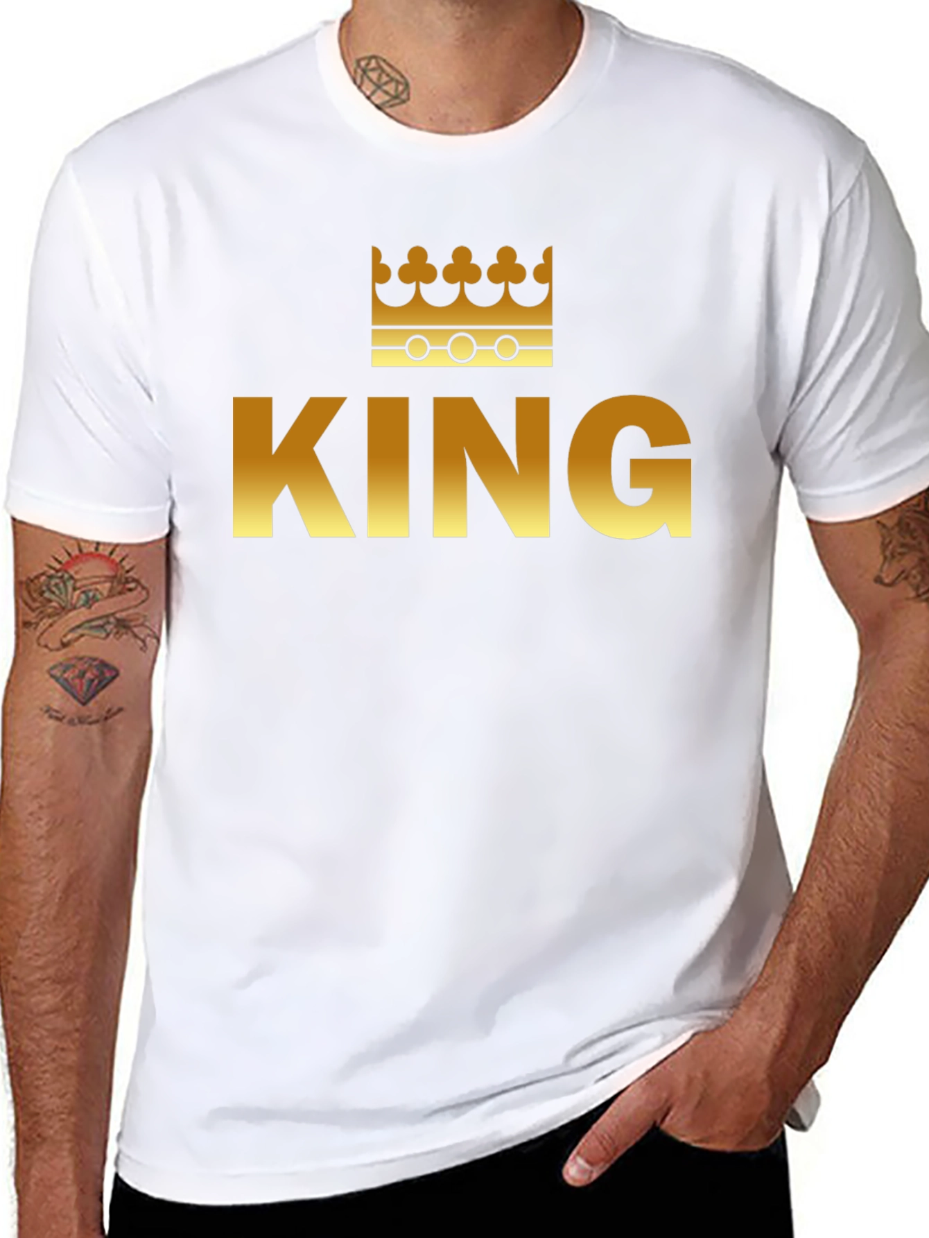 King Crown Graphic Tee - Mens Black T-Shirt