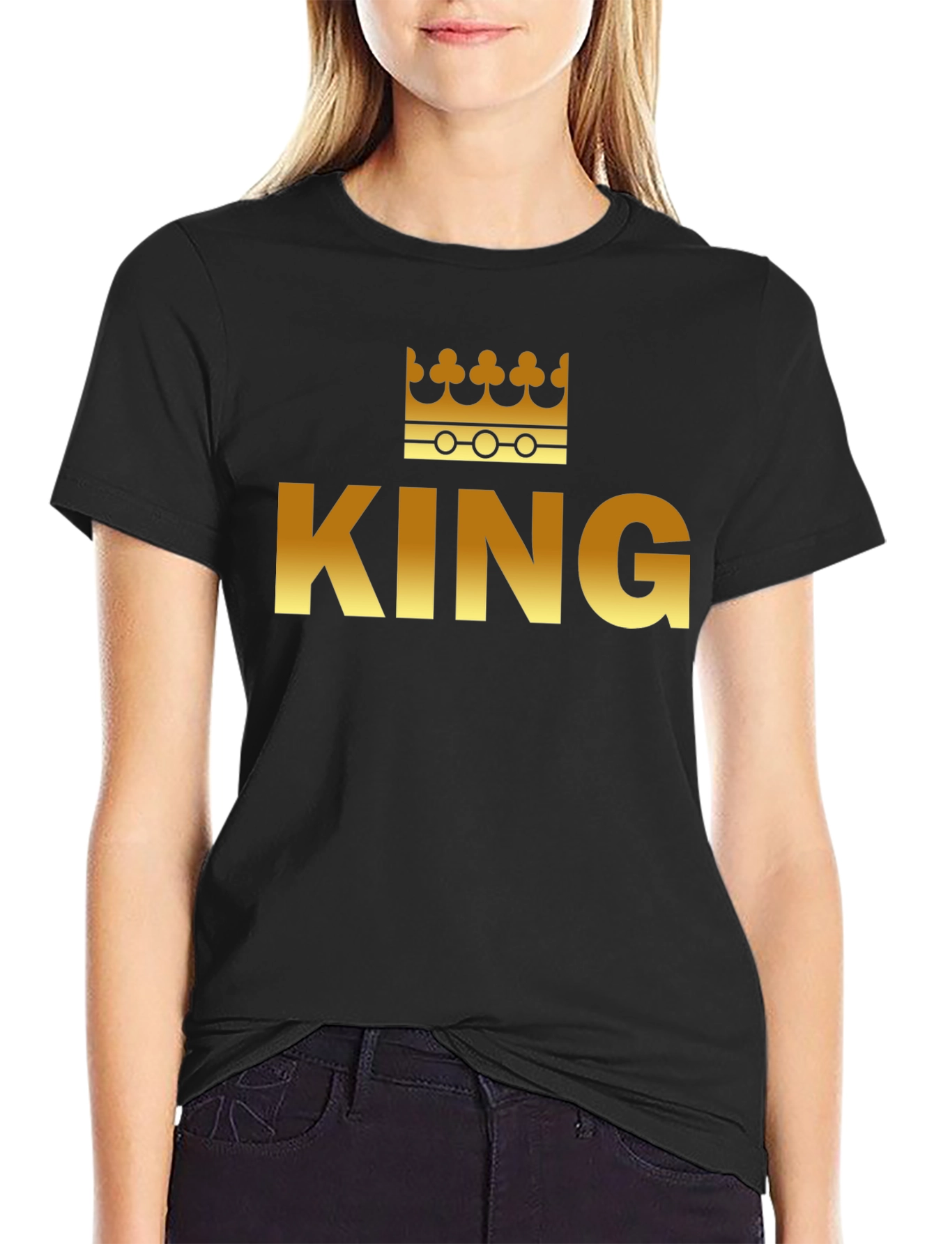 King Crown Graphic Tee - Mens Black T-Shirt