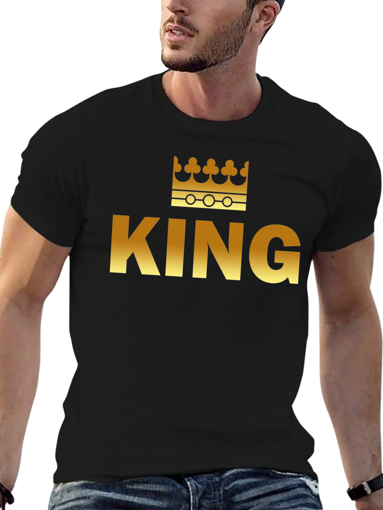 King Crown Graphic Tee - Mens Black T-Shirt