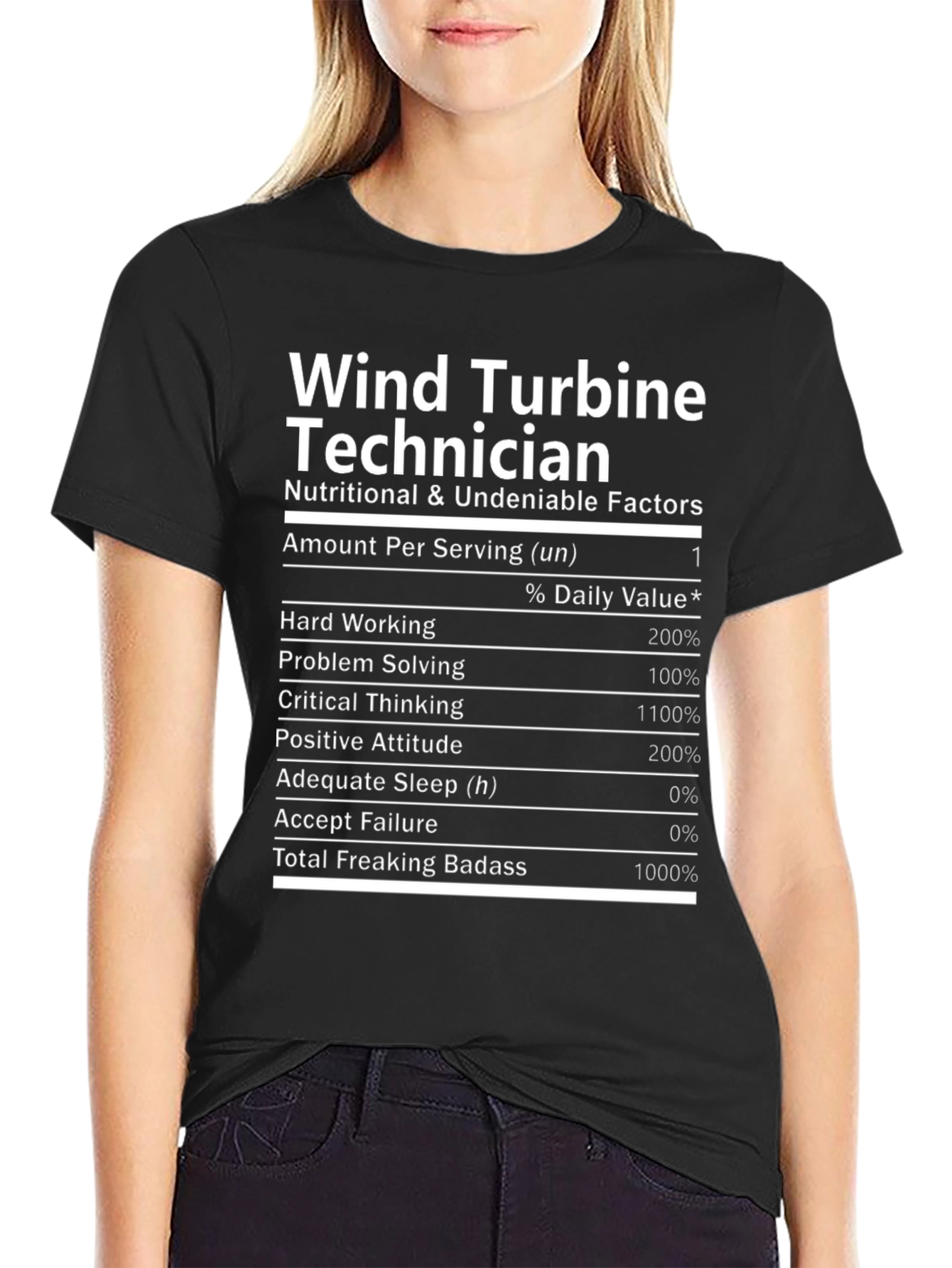Wind Turbine Technician Novelty T-Shirt