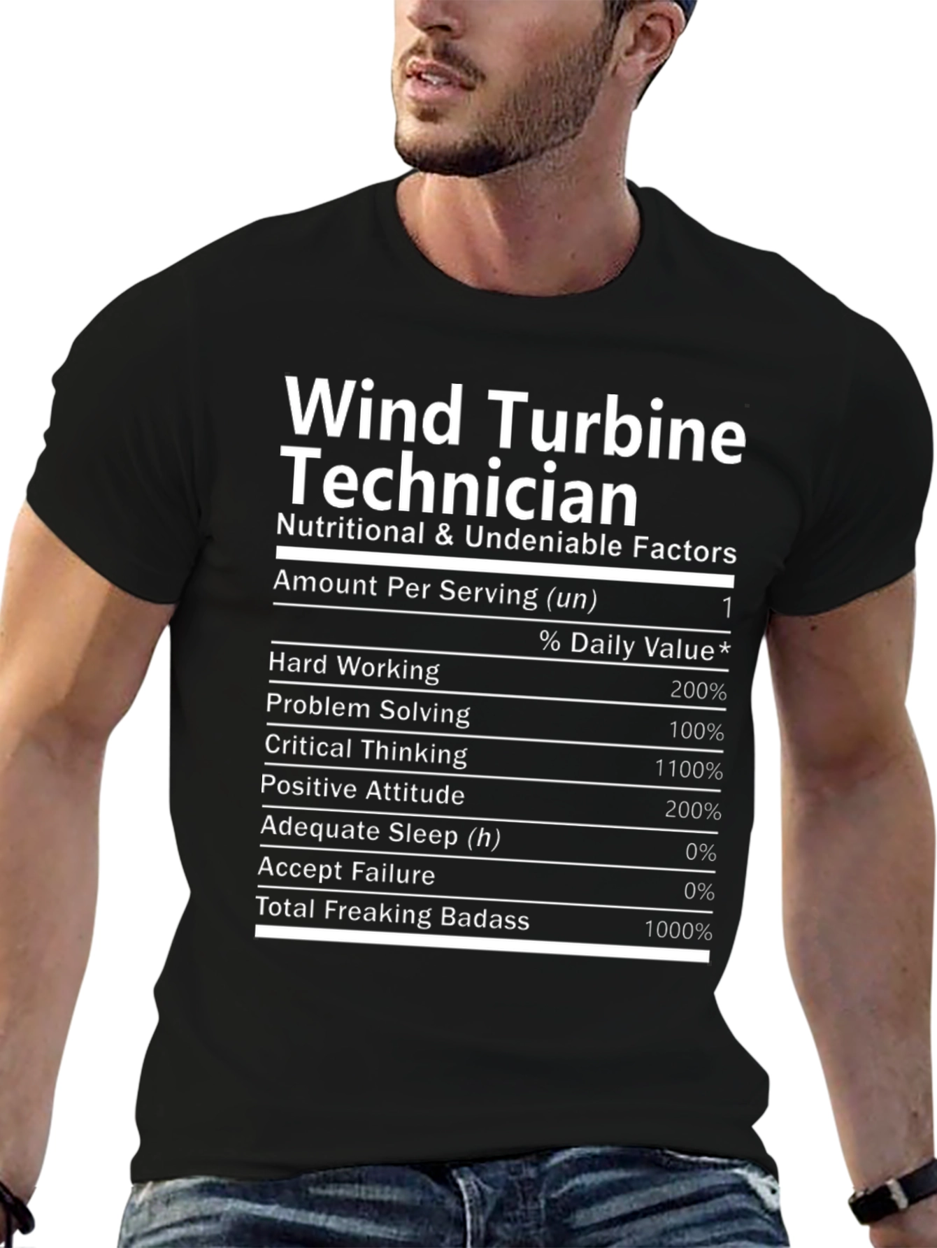 Wind Turbine Technician Novelty T-Shirt
