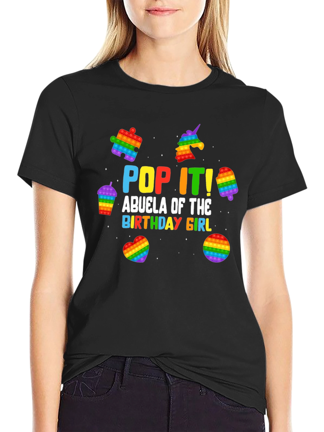 Pop It! Birthday Abuela T-Shirt