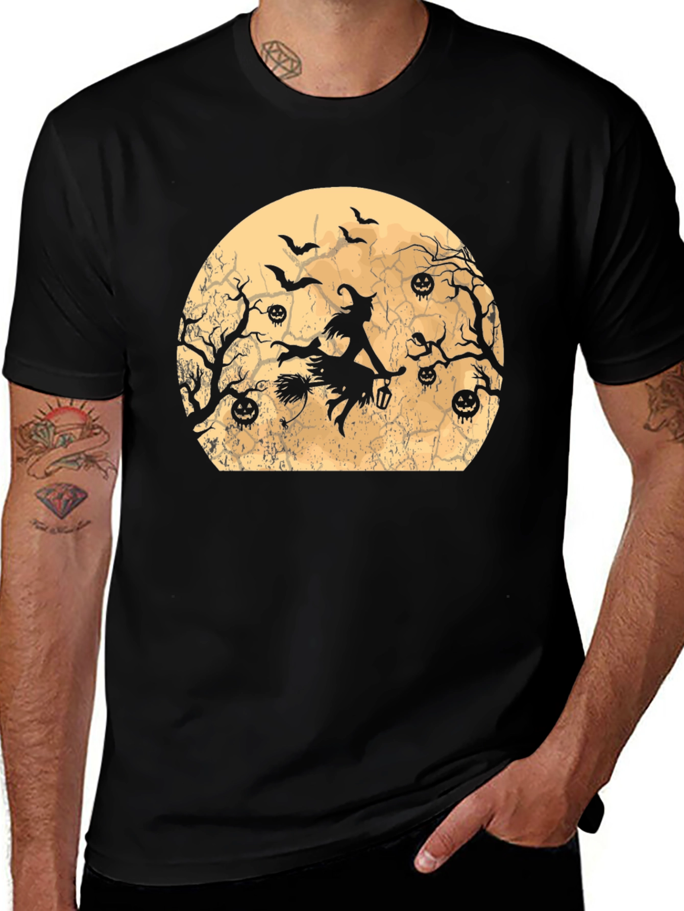 Halloween Witch T-Shirt - Spooky Season Apparel