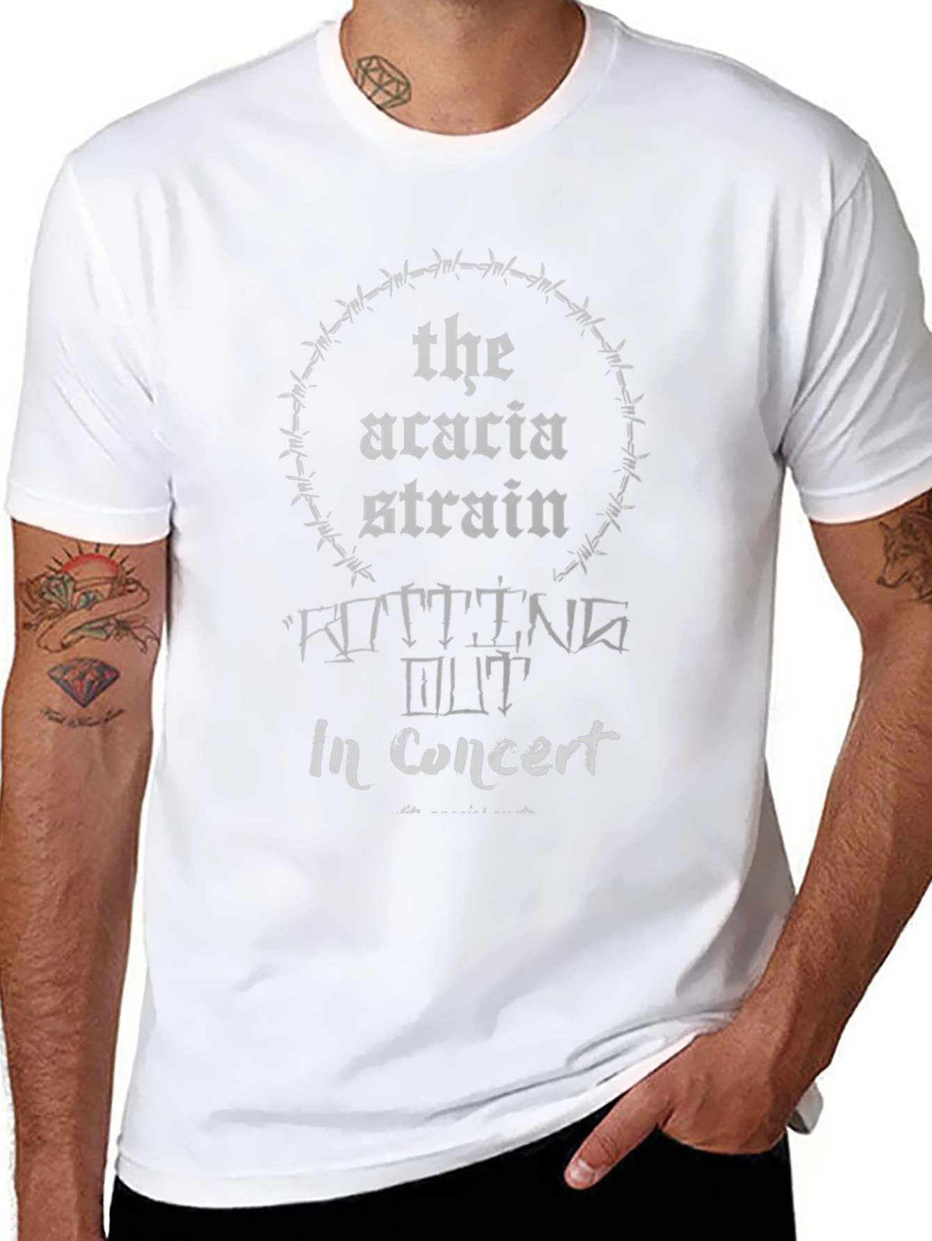 The Acacia Strain Concert T-Shirt Black