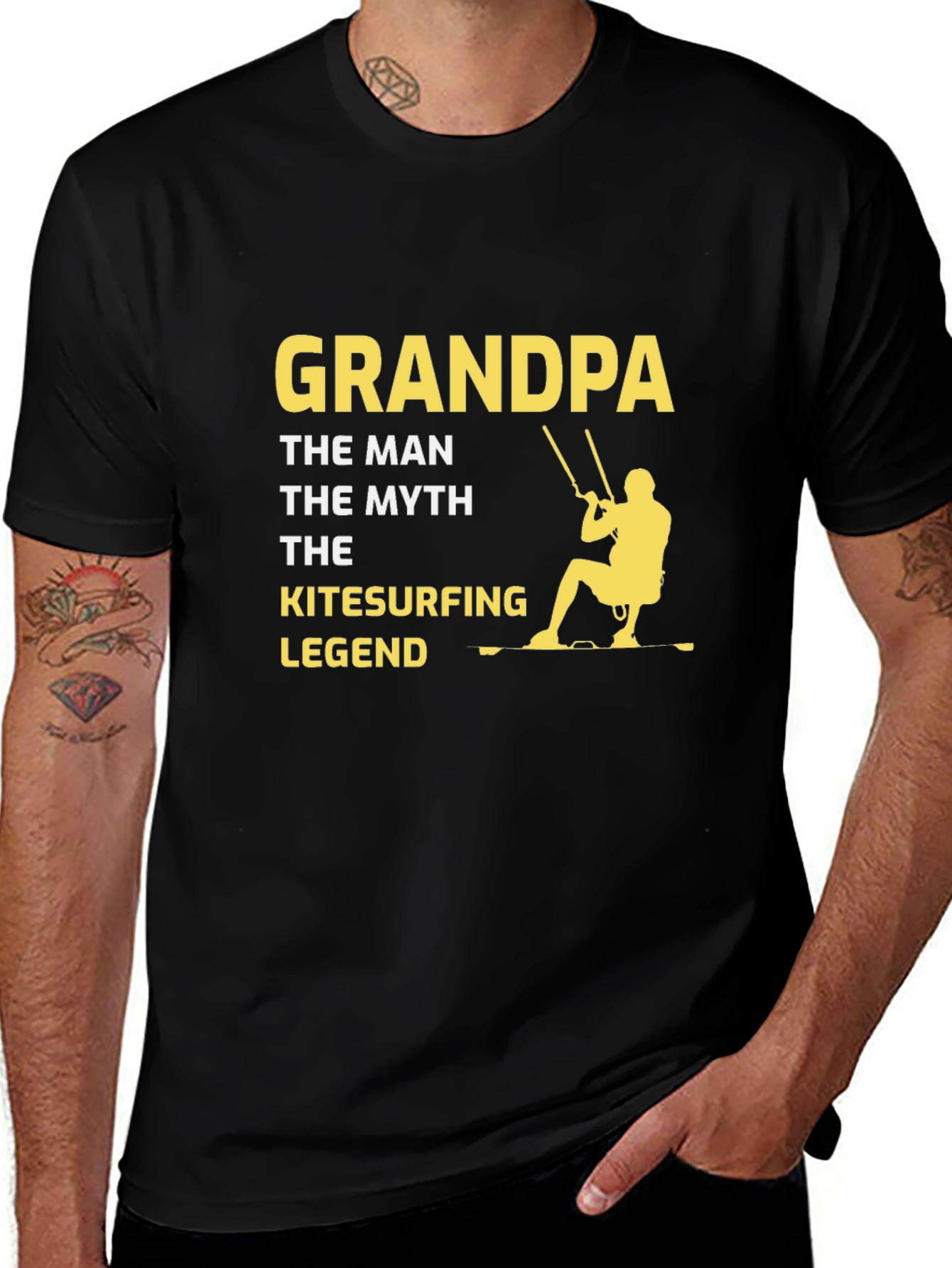 Grandpa Kitesurfing Legend T-Shirt