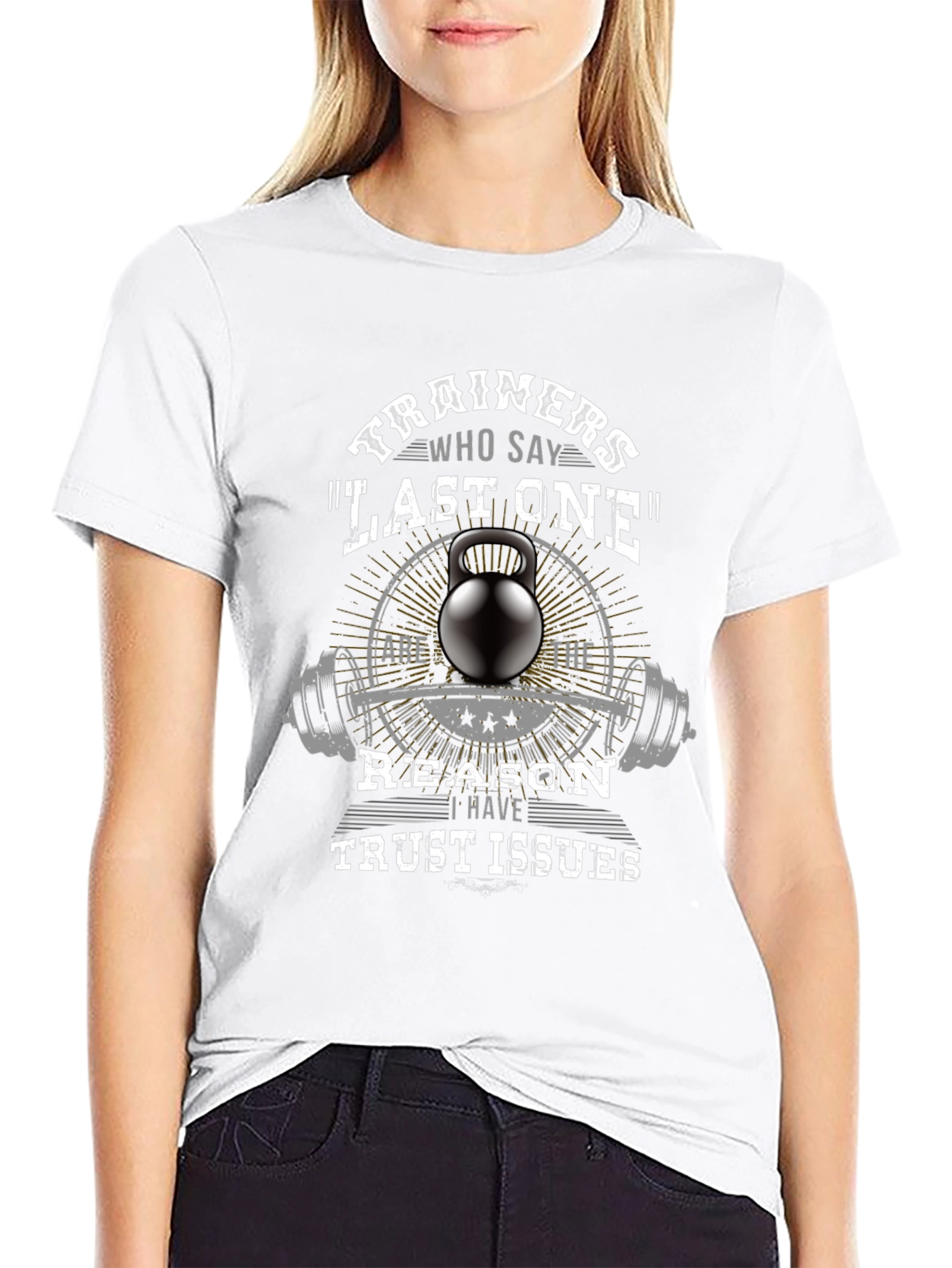 Trainers Last One Black Graphic T-Shirt