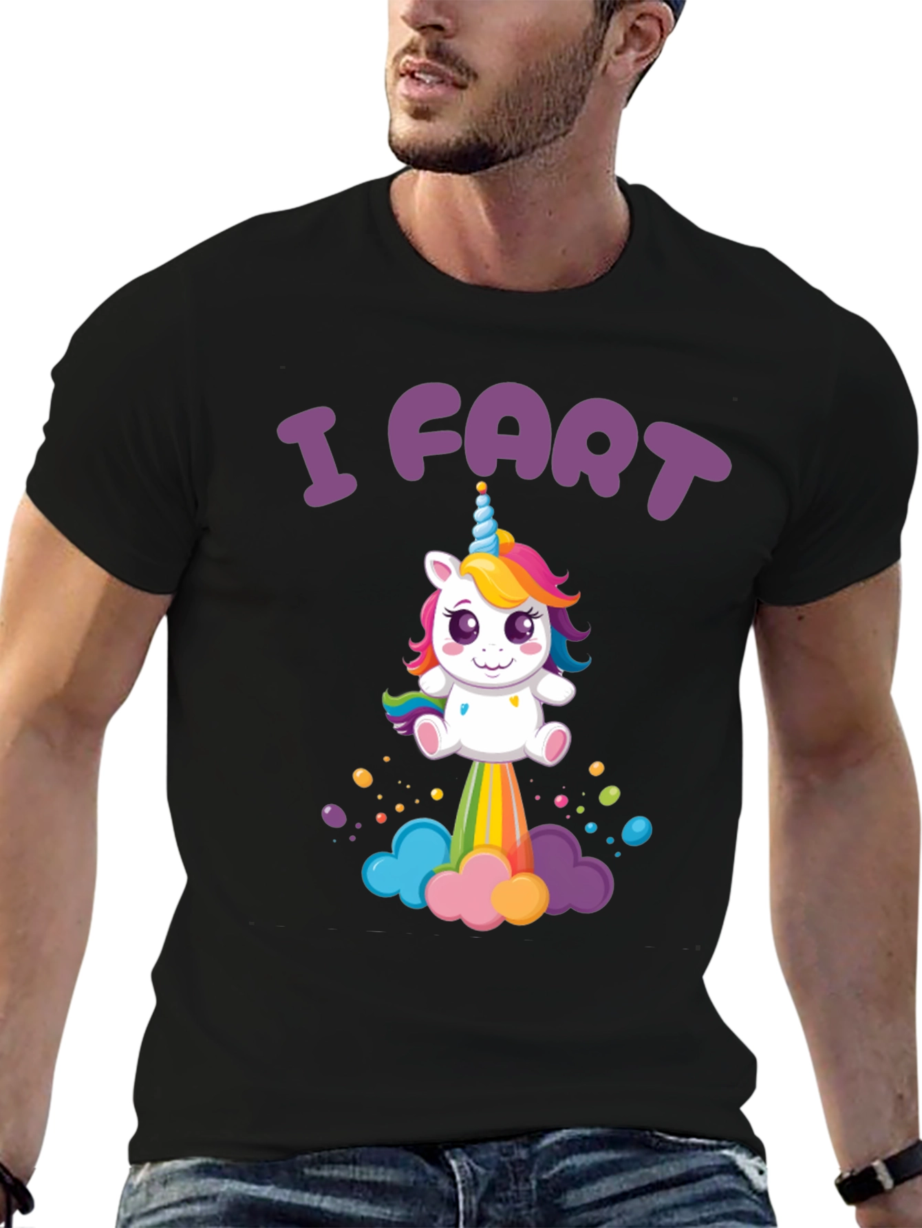 I Fart Unicorn Graphic Tee