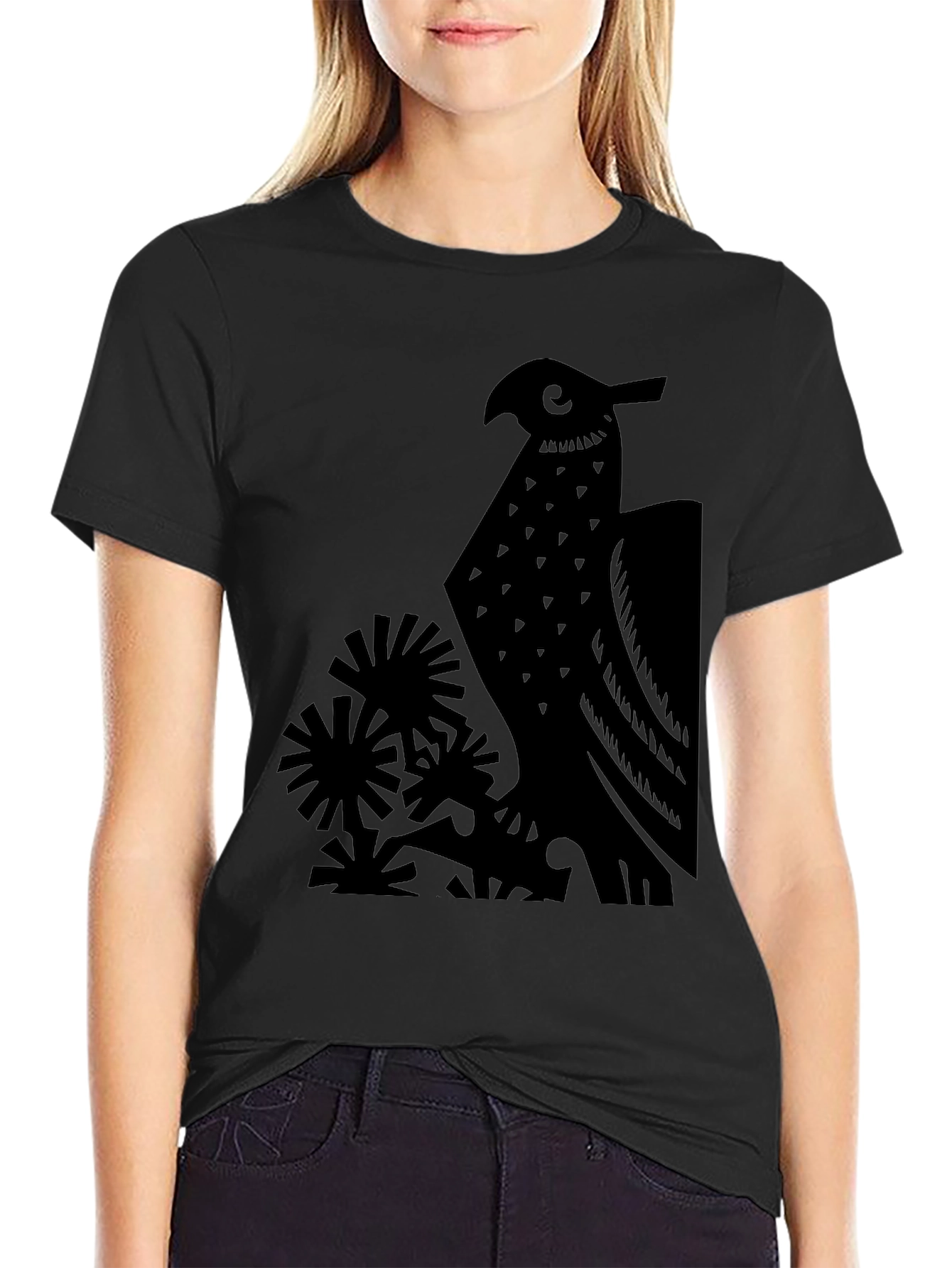 Black Eagle Graphic Tee - Stylish Mens T-Shirt