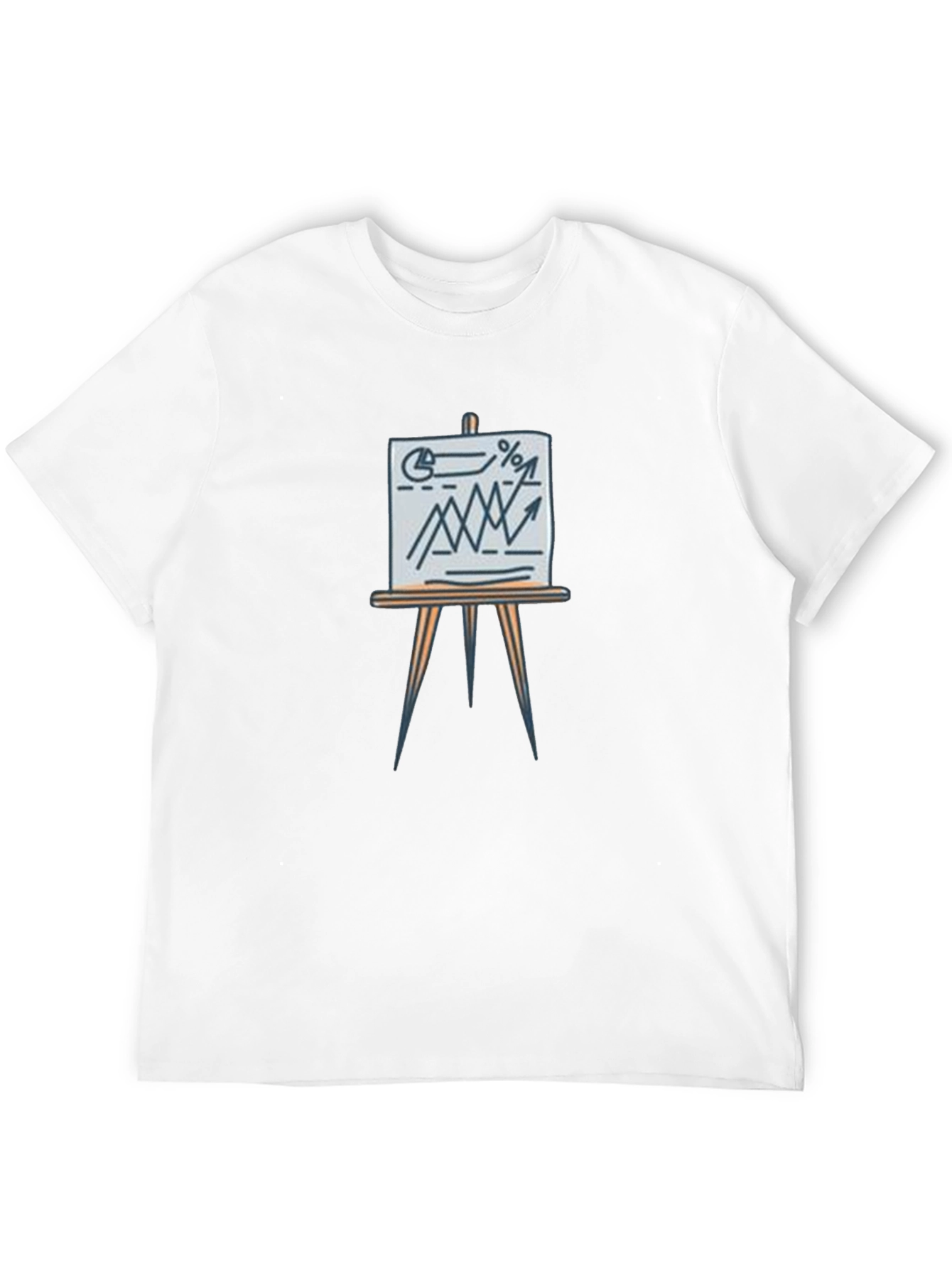 Business Graph Tee - Trendy Casual Wear
