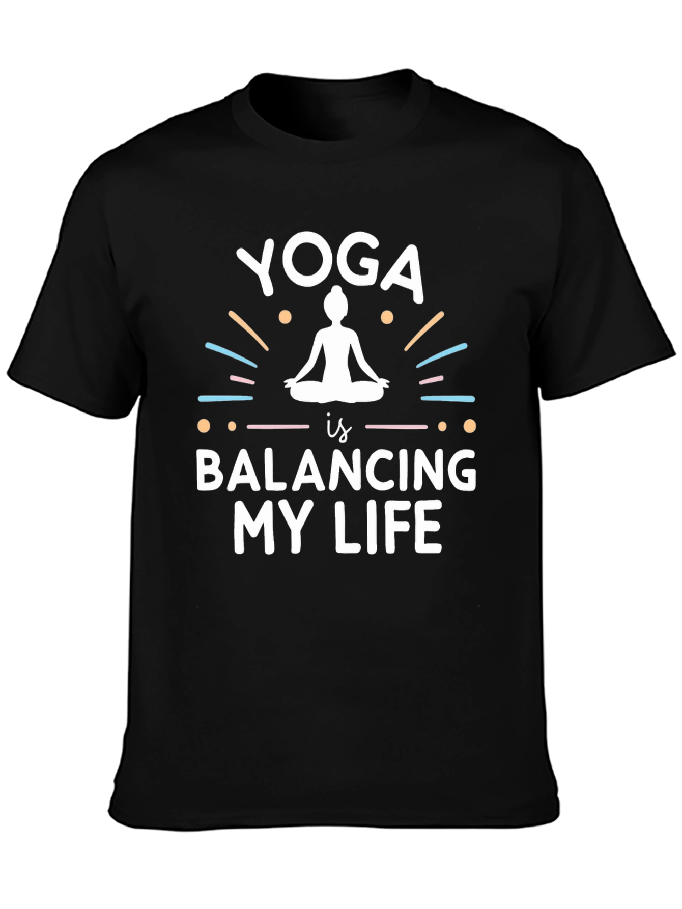 Yoga Balancing Life Graphic T-Shirt