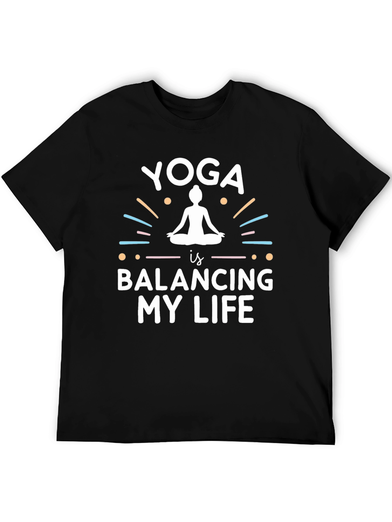 Yoga Balancing Life Graphic T-Shirt