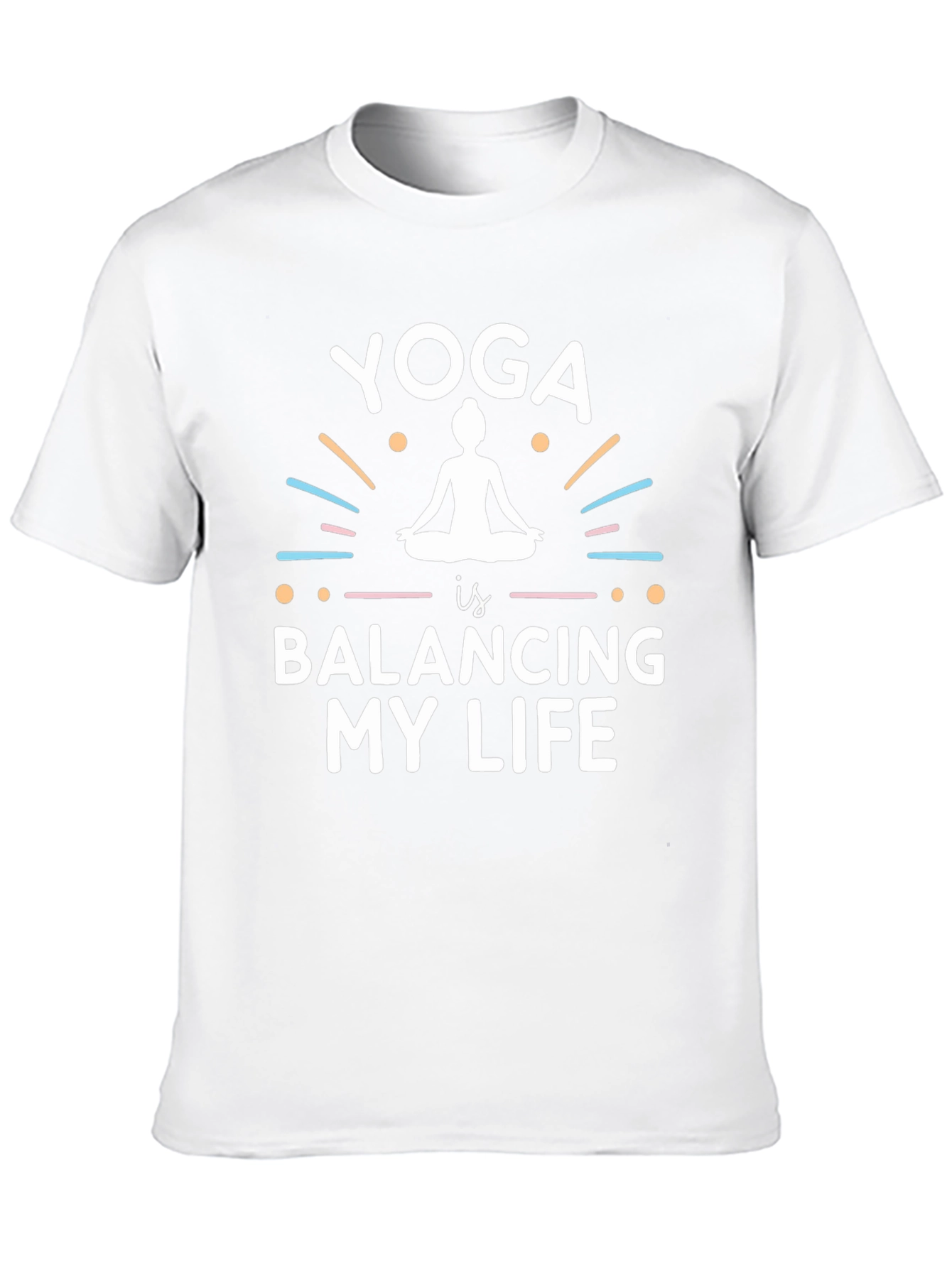 Yoga Balancing Life Graphic T-Shirt