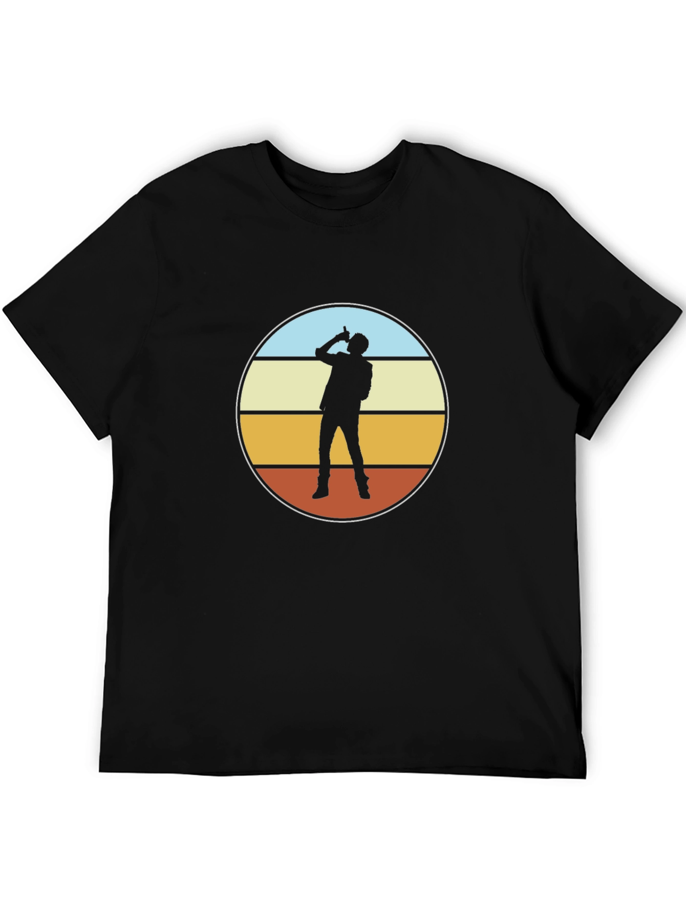 Retro Sunset Silhouette T-Shirt