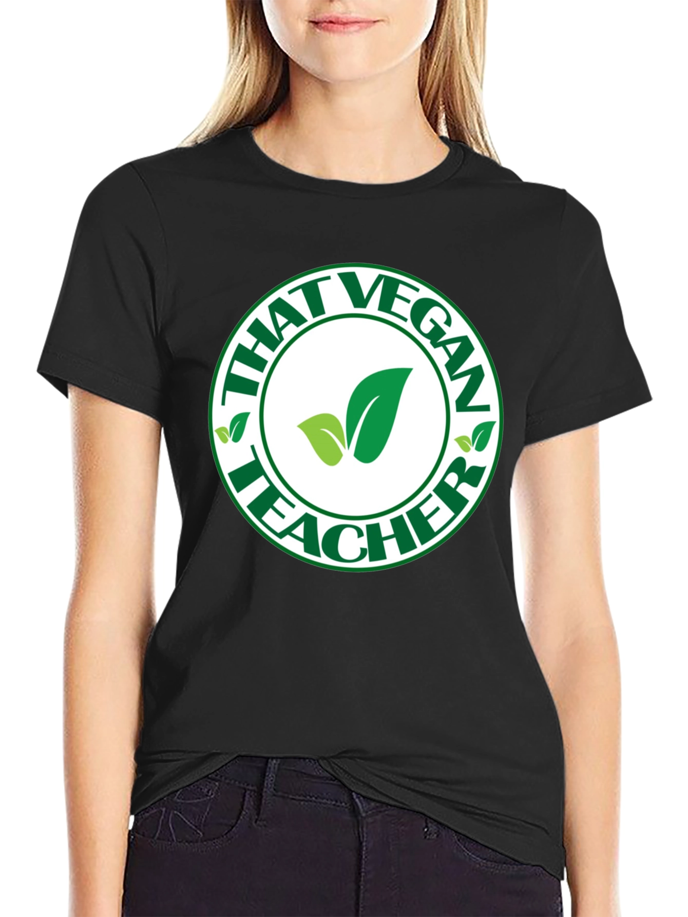 That Vegan Teacher T-Shirt Black Unisex