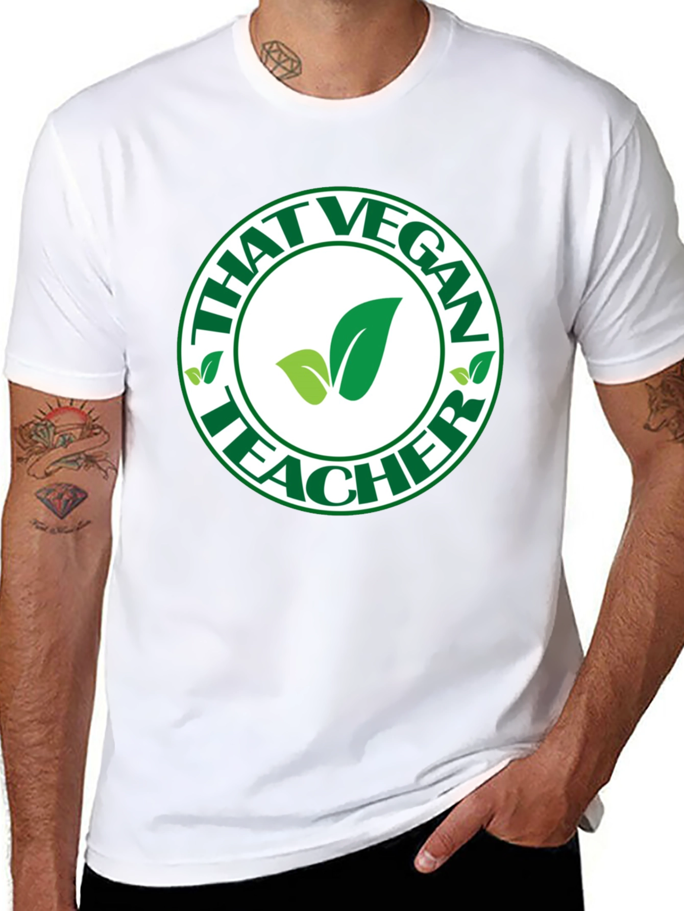 That Vegan Teacher T-Shirt Black Unisex