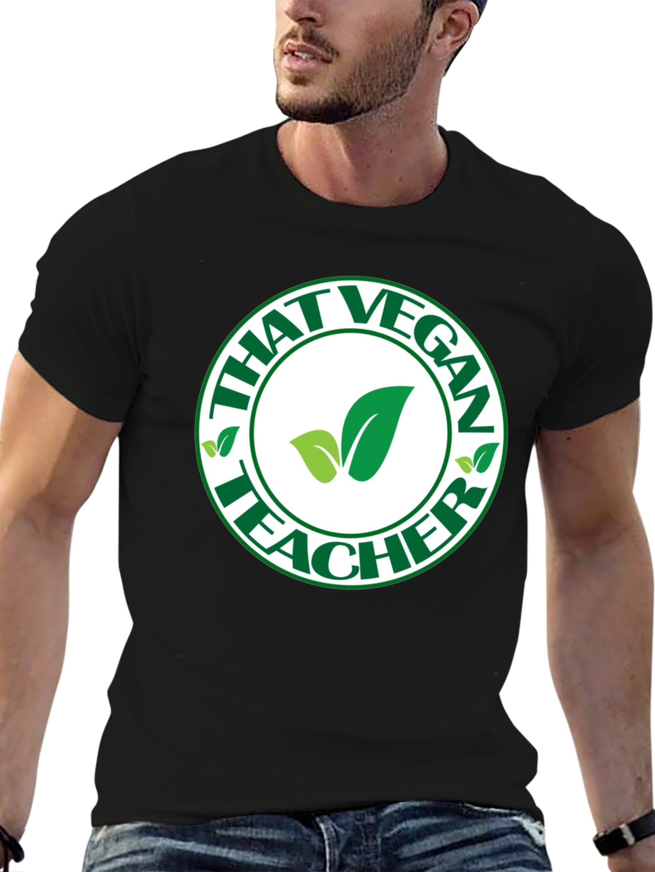 That Vegan Teacher T-Shirt Black Unisex