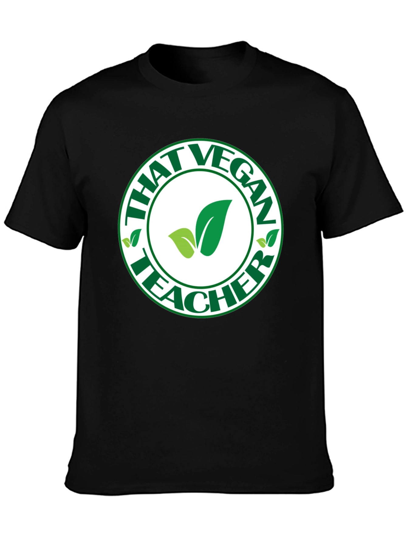 That Vegan Teacher T-Shirt Black Unisex