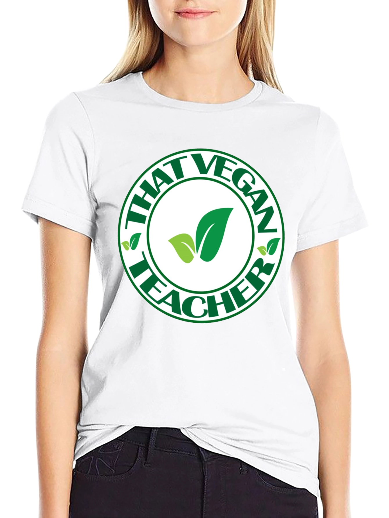 That Vegan Teacher T-Shirt Black Unisex