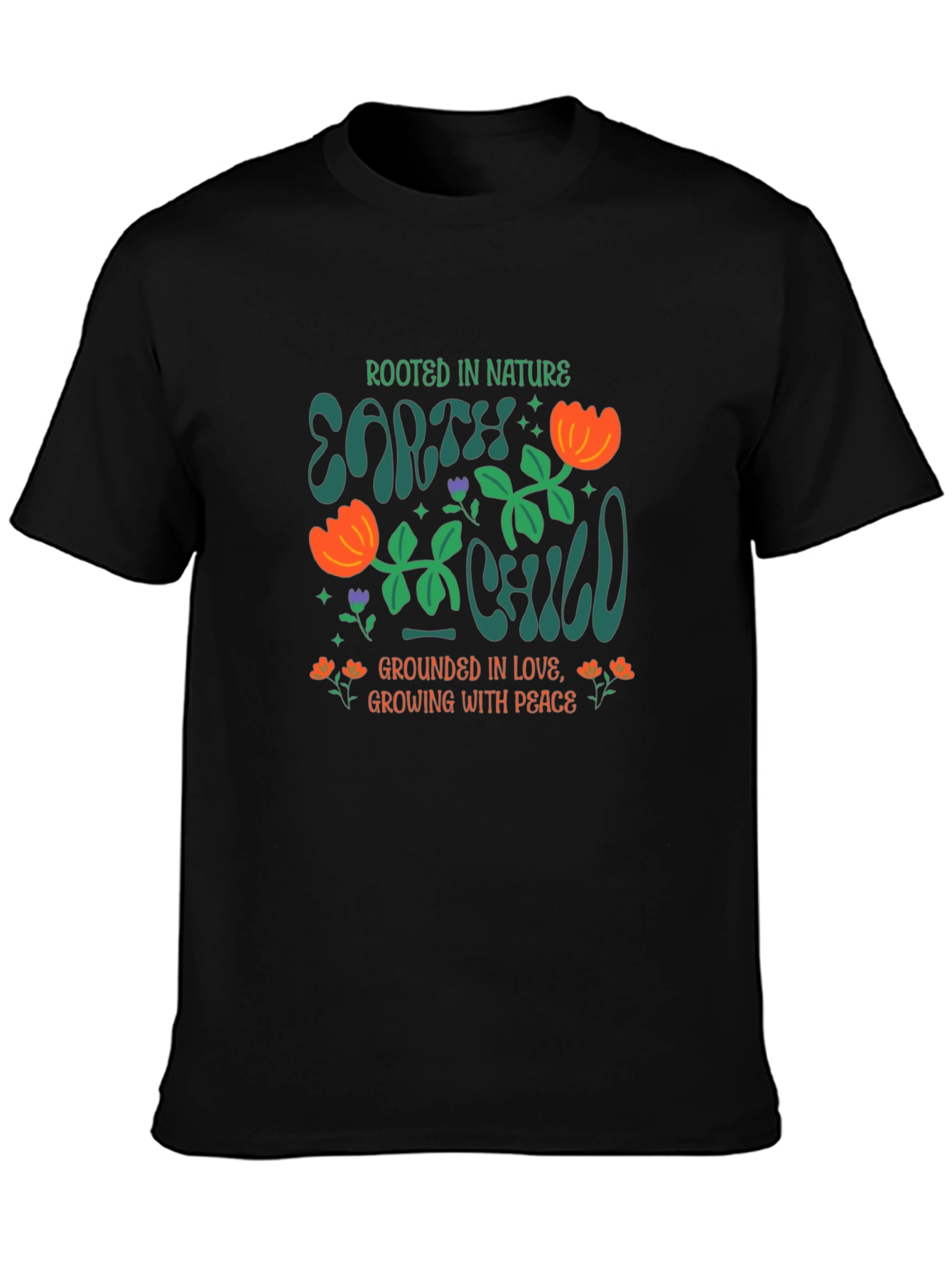 Earth Child T-Shirt - Rooted in Nature