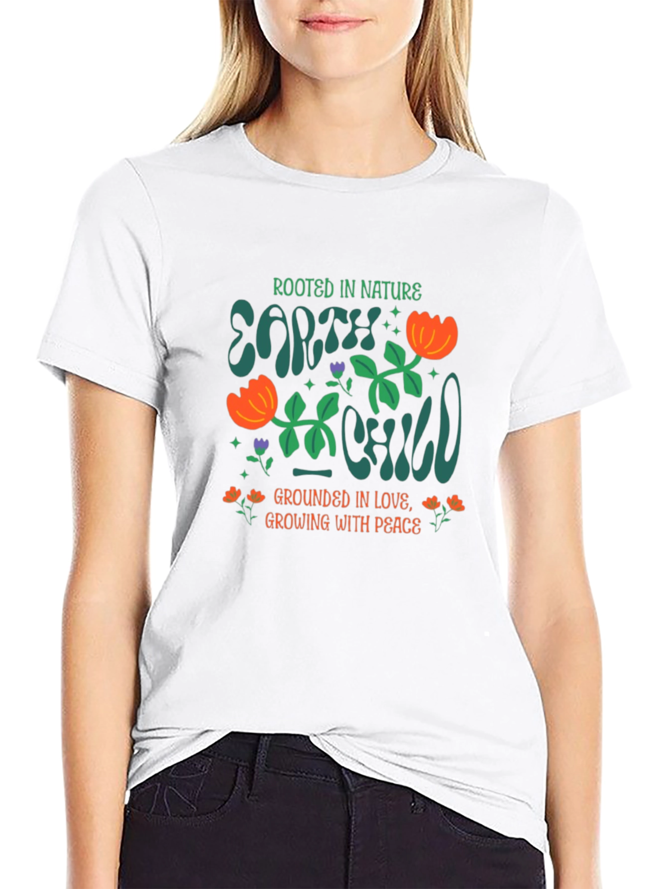 Earth Child T-Shirt - Rooted in Nature