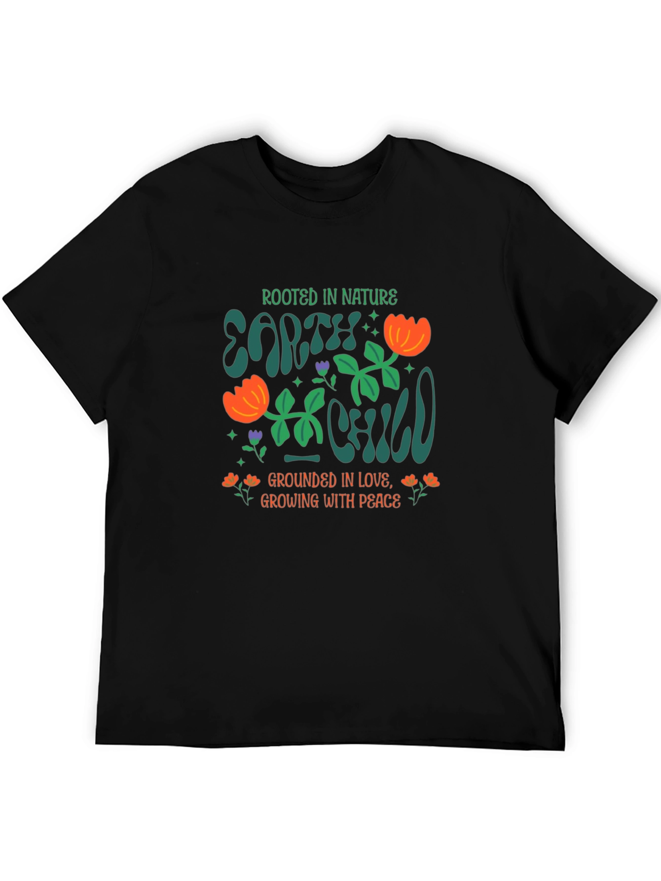 Earth Child T-Shirt - Rooted in Nature