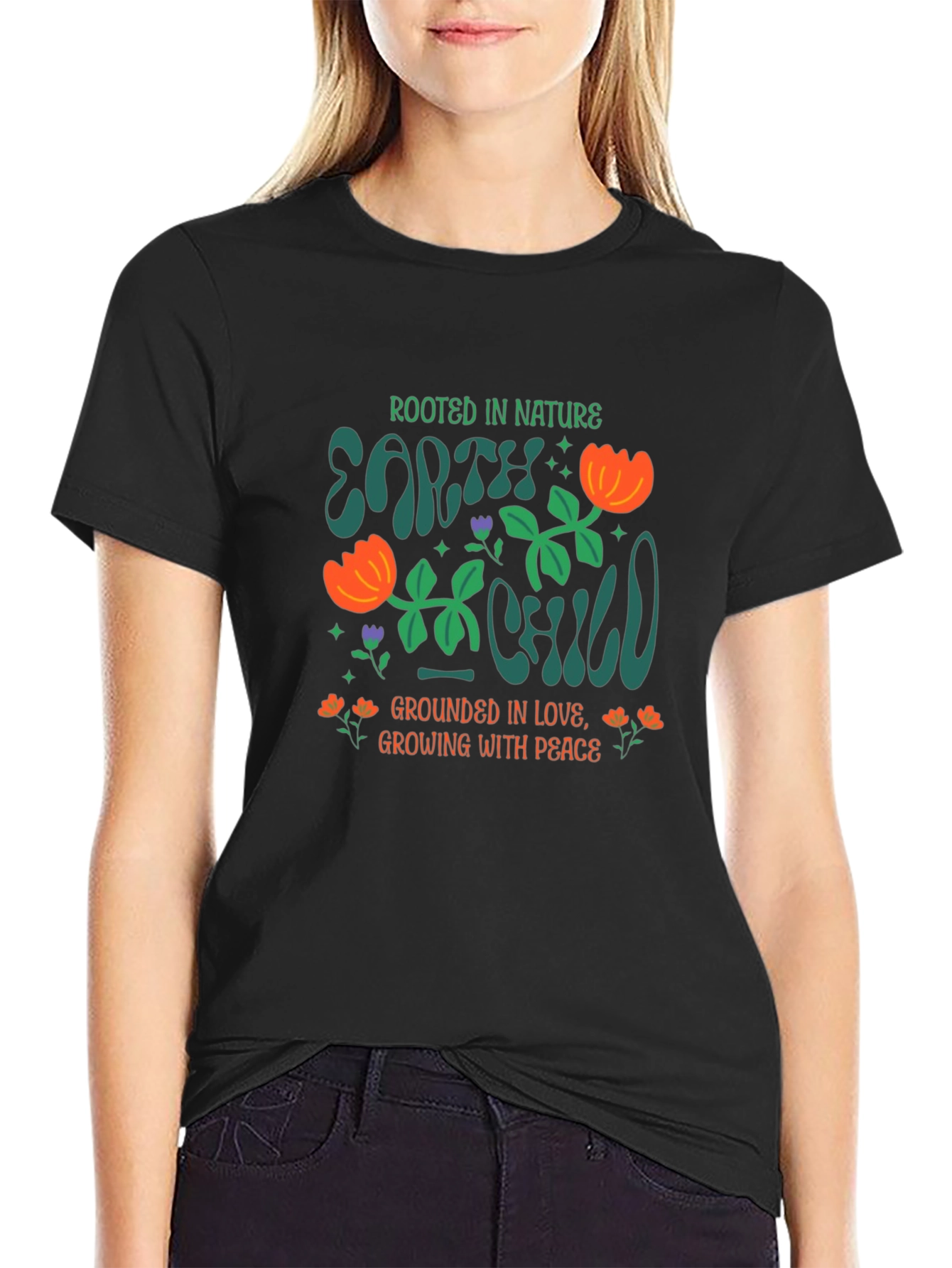 Earth Child T-Shirt - Rooted in Nature