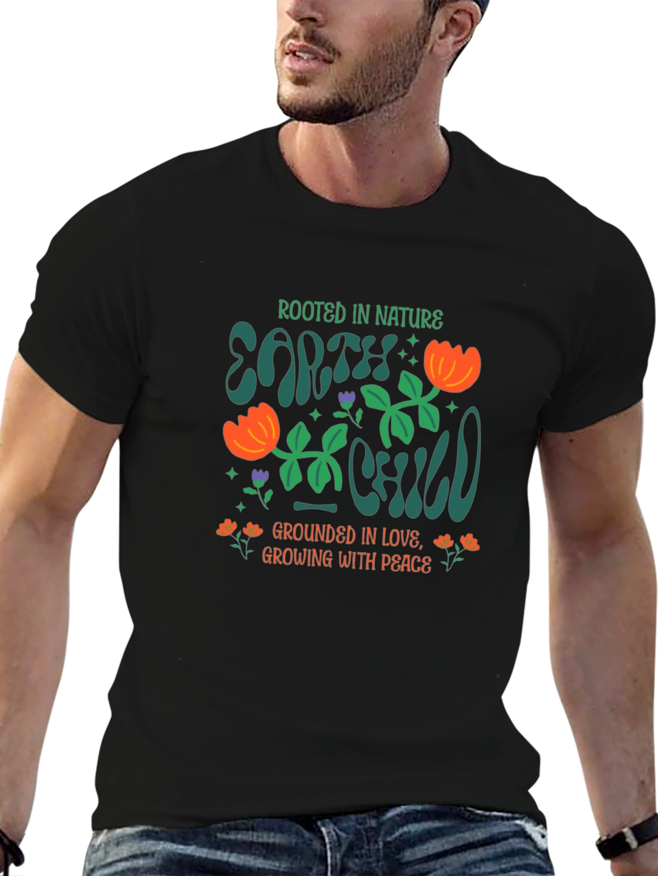 Earth Child T-Shirt - Rooted in Nature