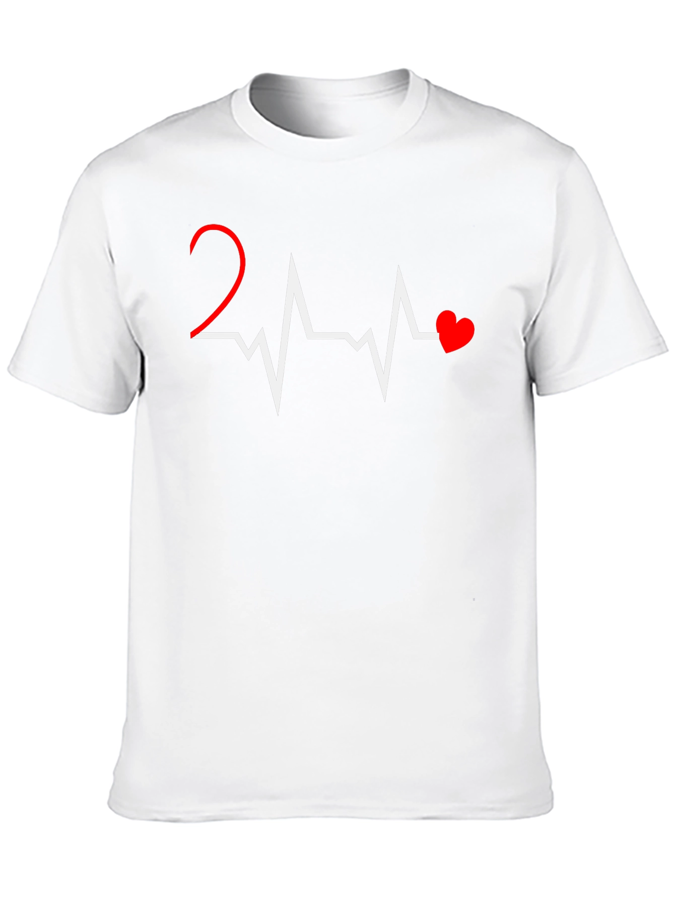Heartbeat T-Shirt - Love Pulse Design