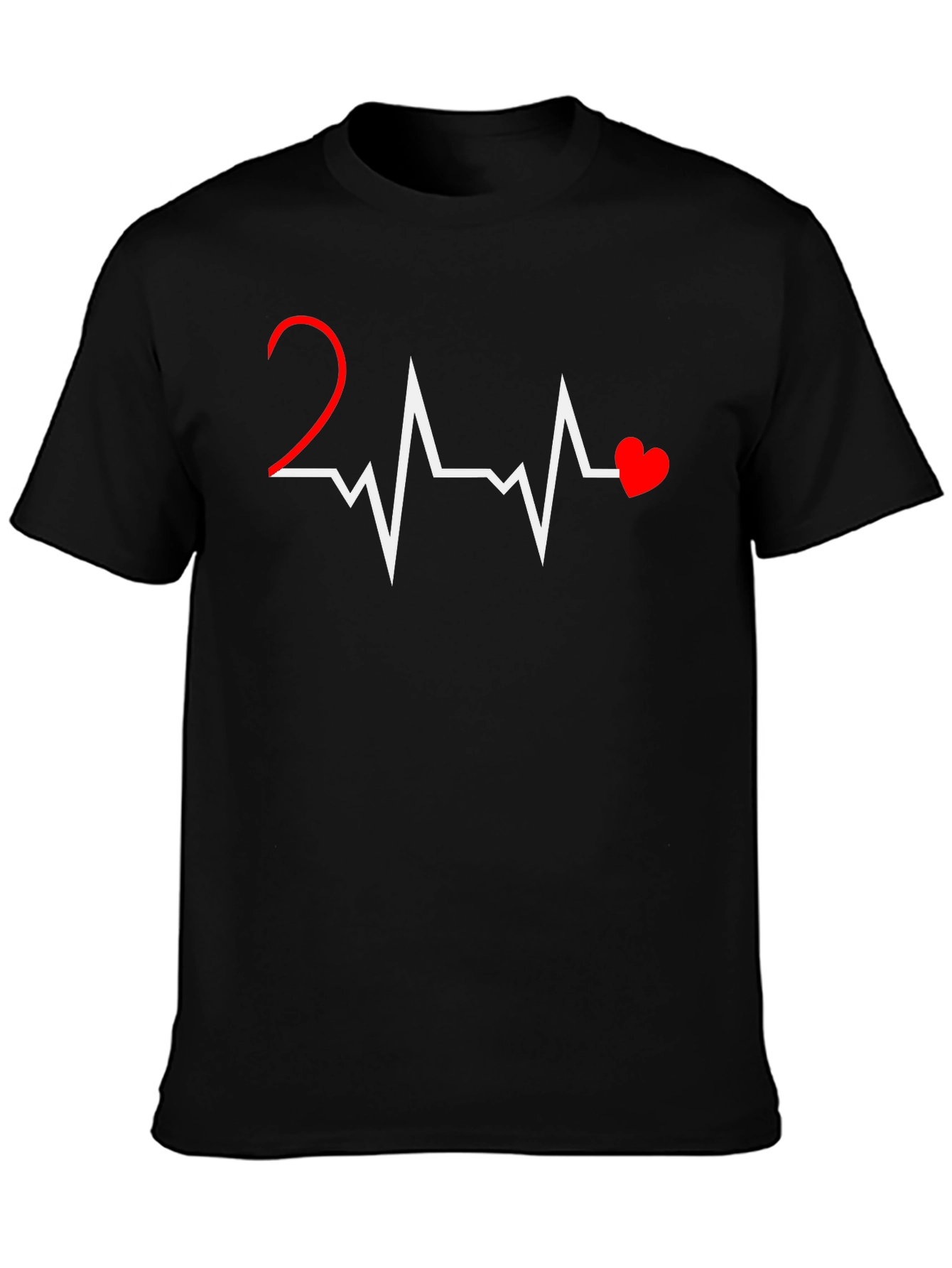 Heartbeat T-Shirt - Love Pulse Design