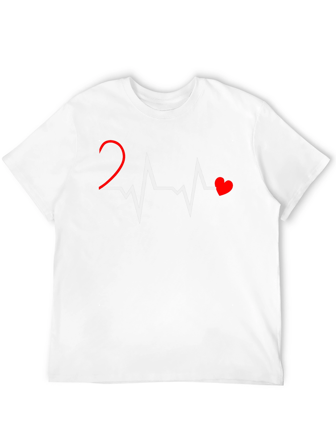 Heartbeat T-Shirt - Love Pulse Design