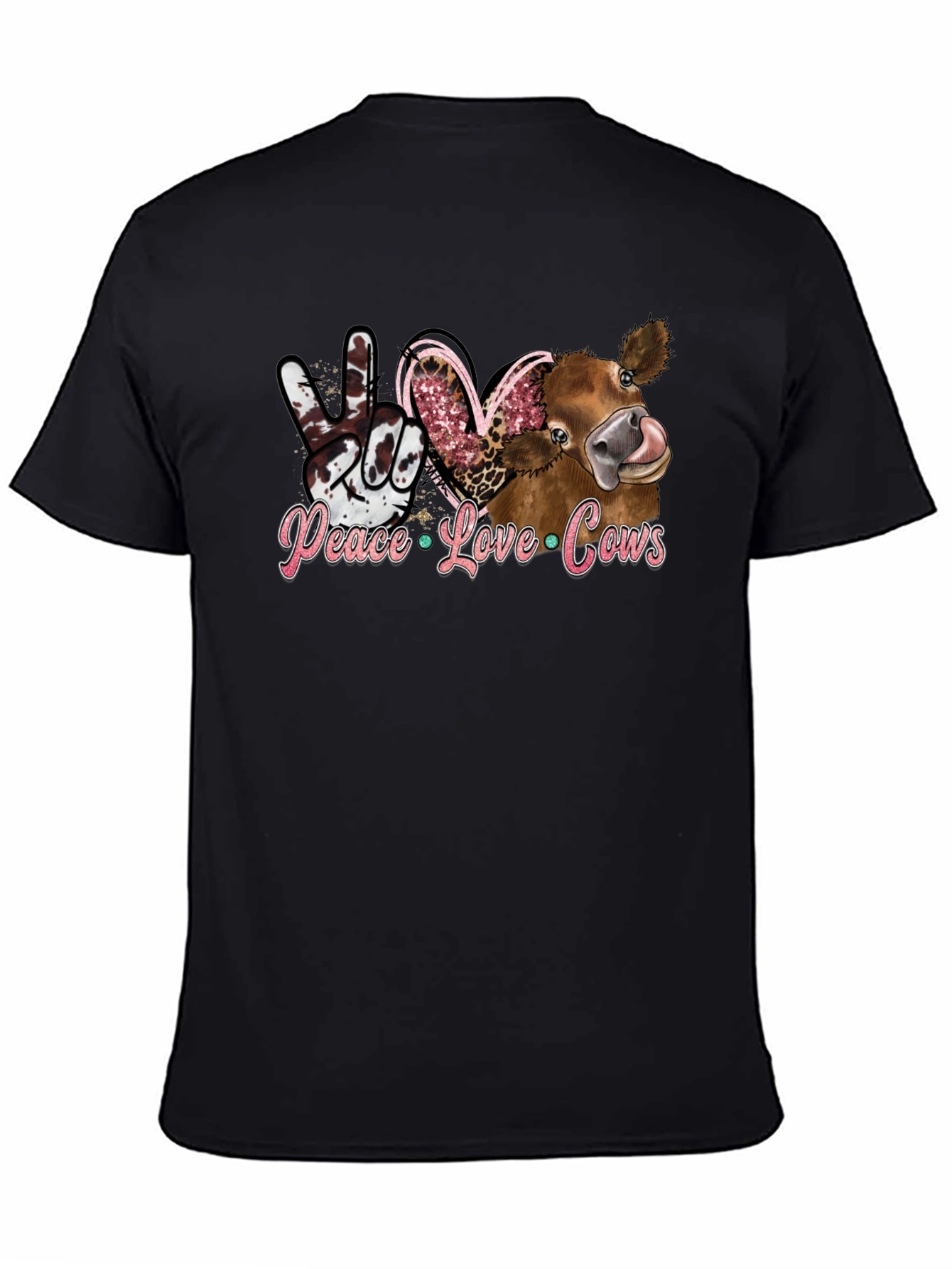 Peace Love Cows Graphic Tee
