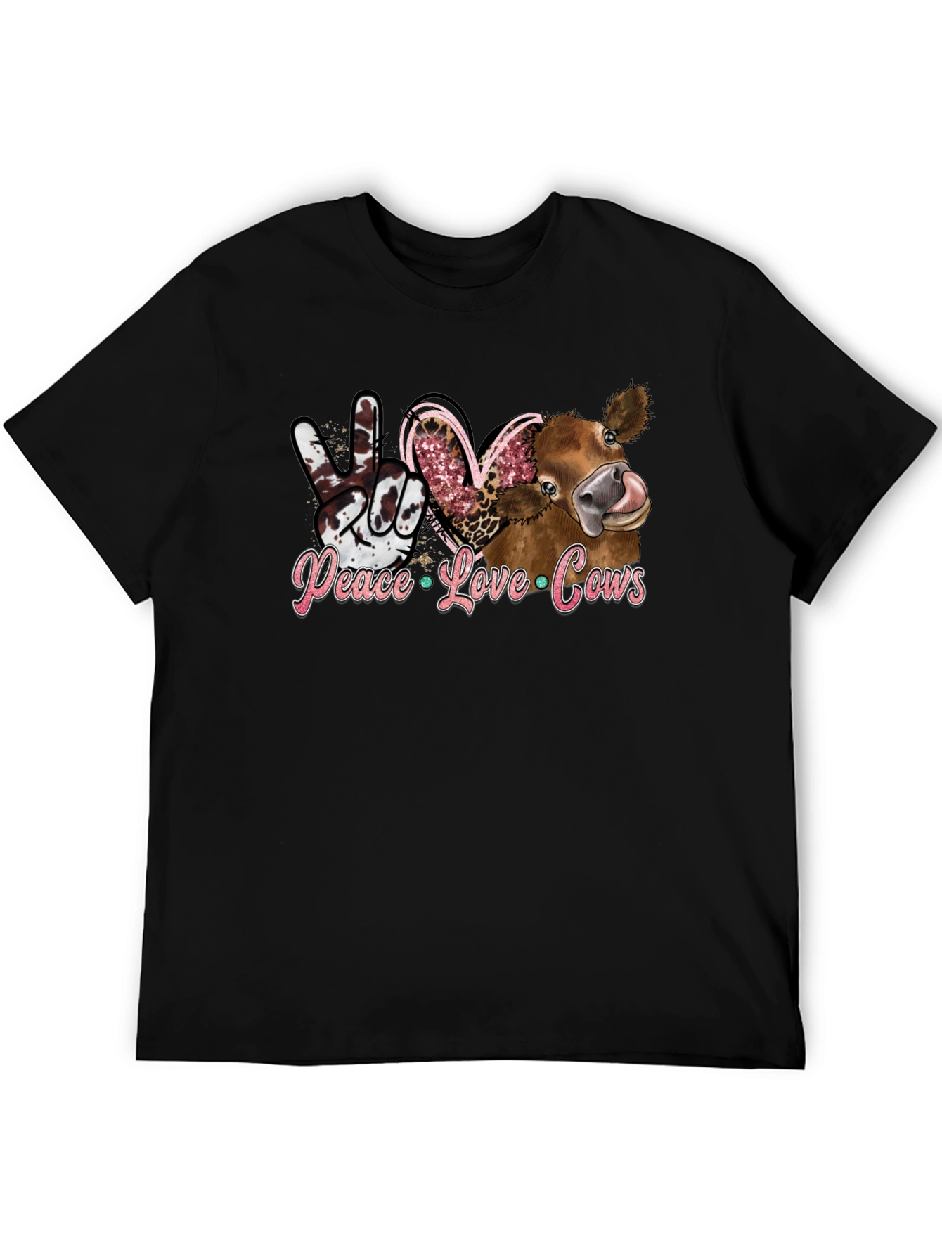 Peace Love Cows Graphic Tee