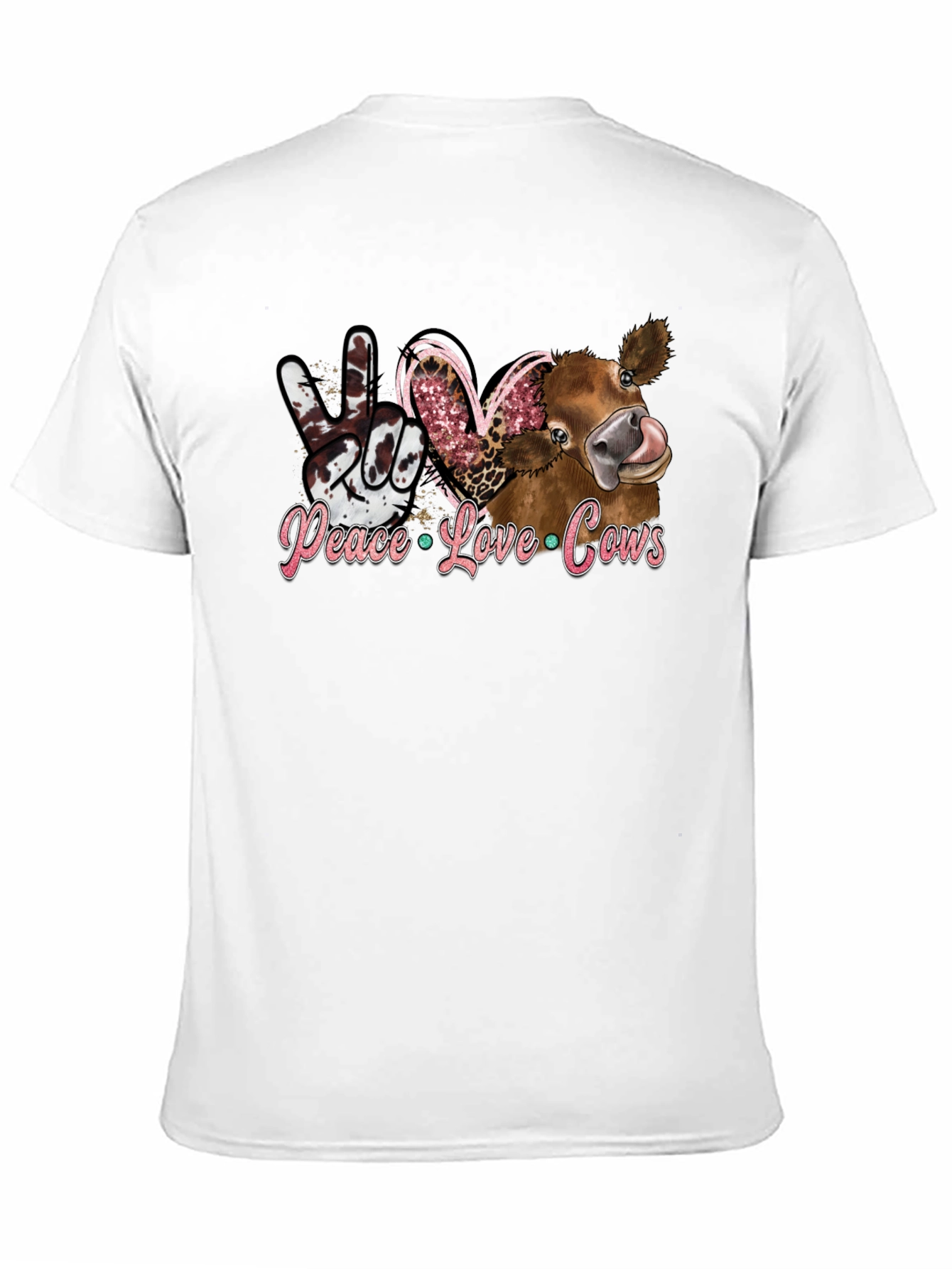 Peace Love Cows Graphic Tee