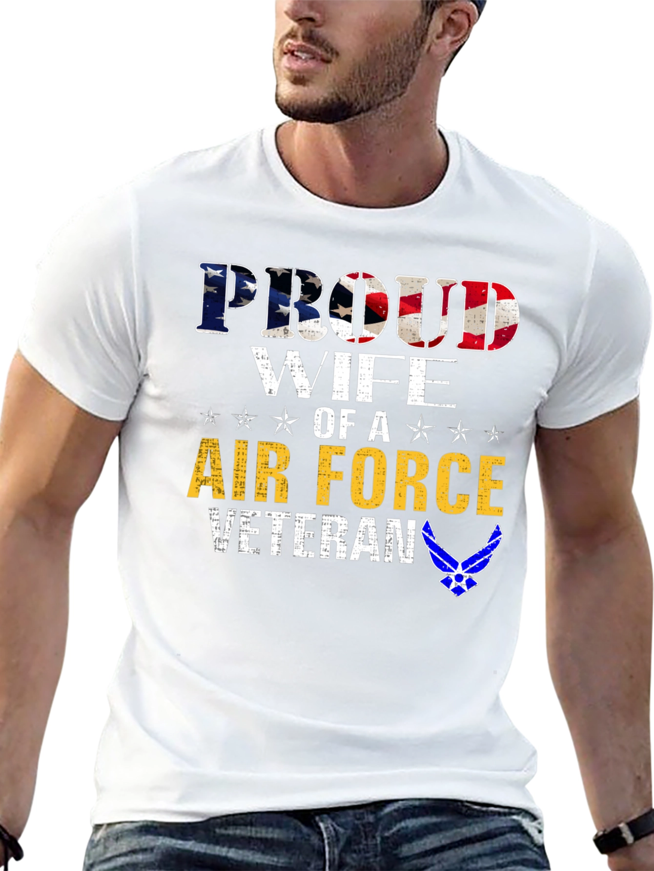 Proud Wife of an Air Force Veteran T-Shirt